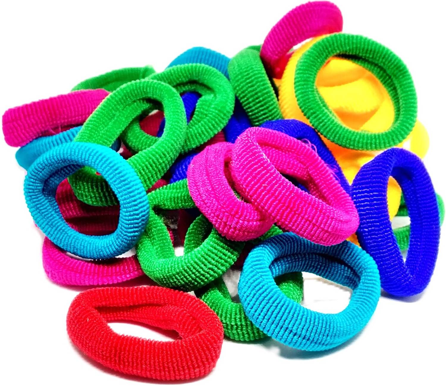 ヘアゴム No.221 Wondrous Multi-Colored Hair Accessories Pack of 48 Hair Rubber