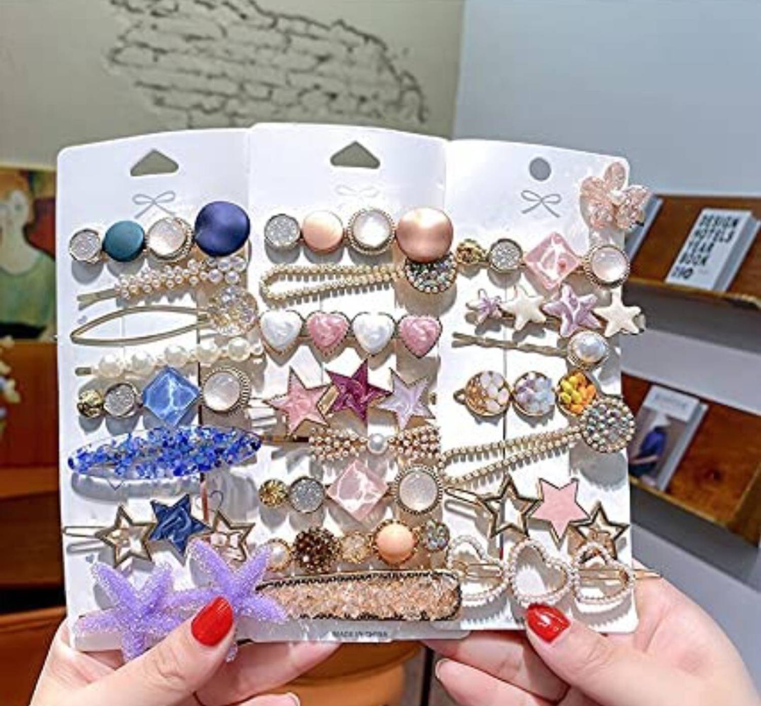 70 pieces Korean hair clips Amazon.com: hair clip Hair Clips Set, Hair Pins Hair  main image 3