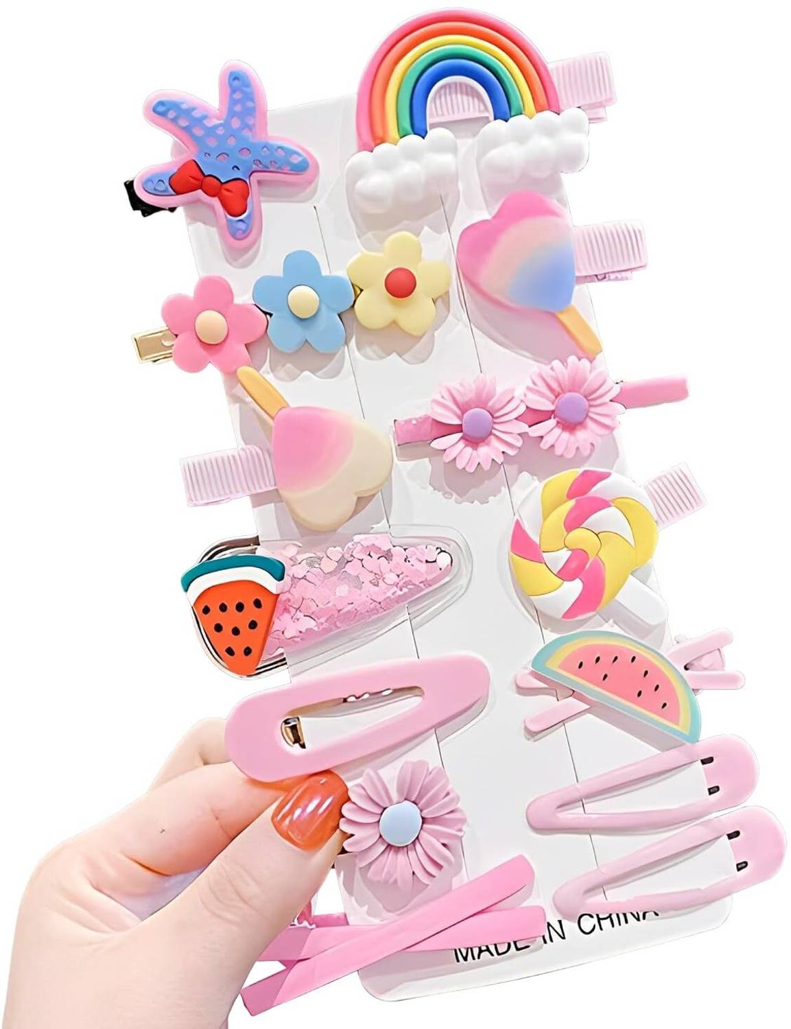AMAZBIRD Hair Accessories Hair Clip Korean Fashion Style Barrettes Alligator Clip Set Hair Clip
