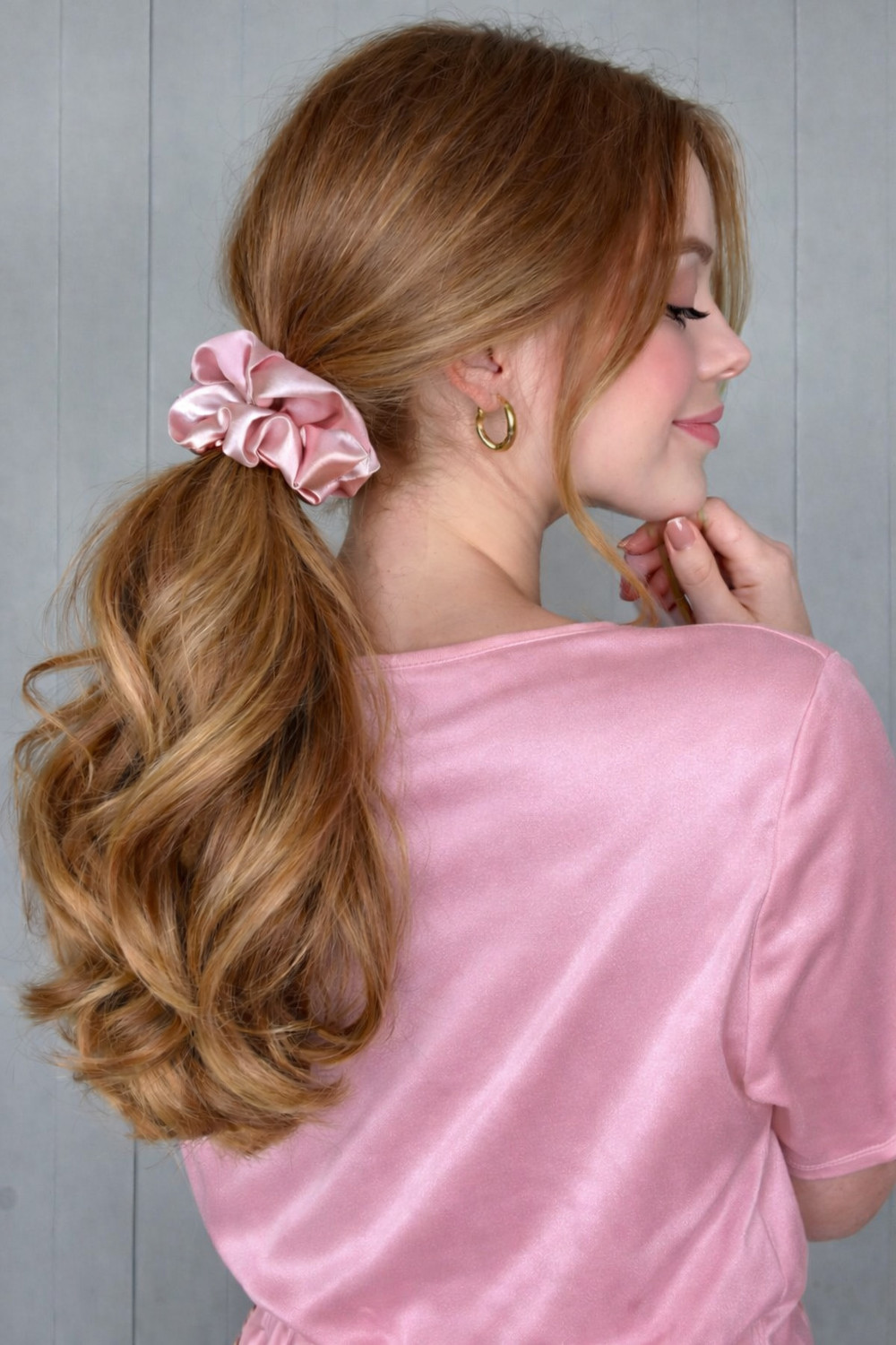 Image of HARSHASS 5 Satin Scrunchies & 100 Hair Band & 10 Hair Clips For Girls & Women Hair Accessory Set