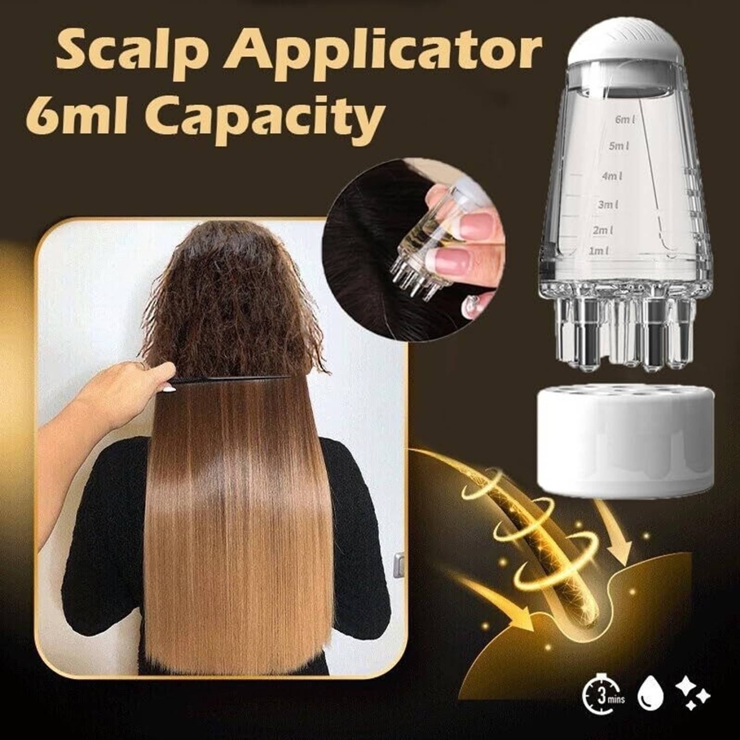 TRK Mini Hair Oil Applicator Bottle - Image 3