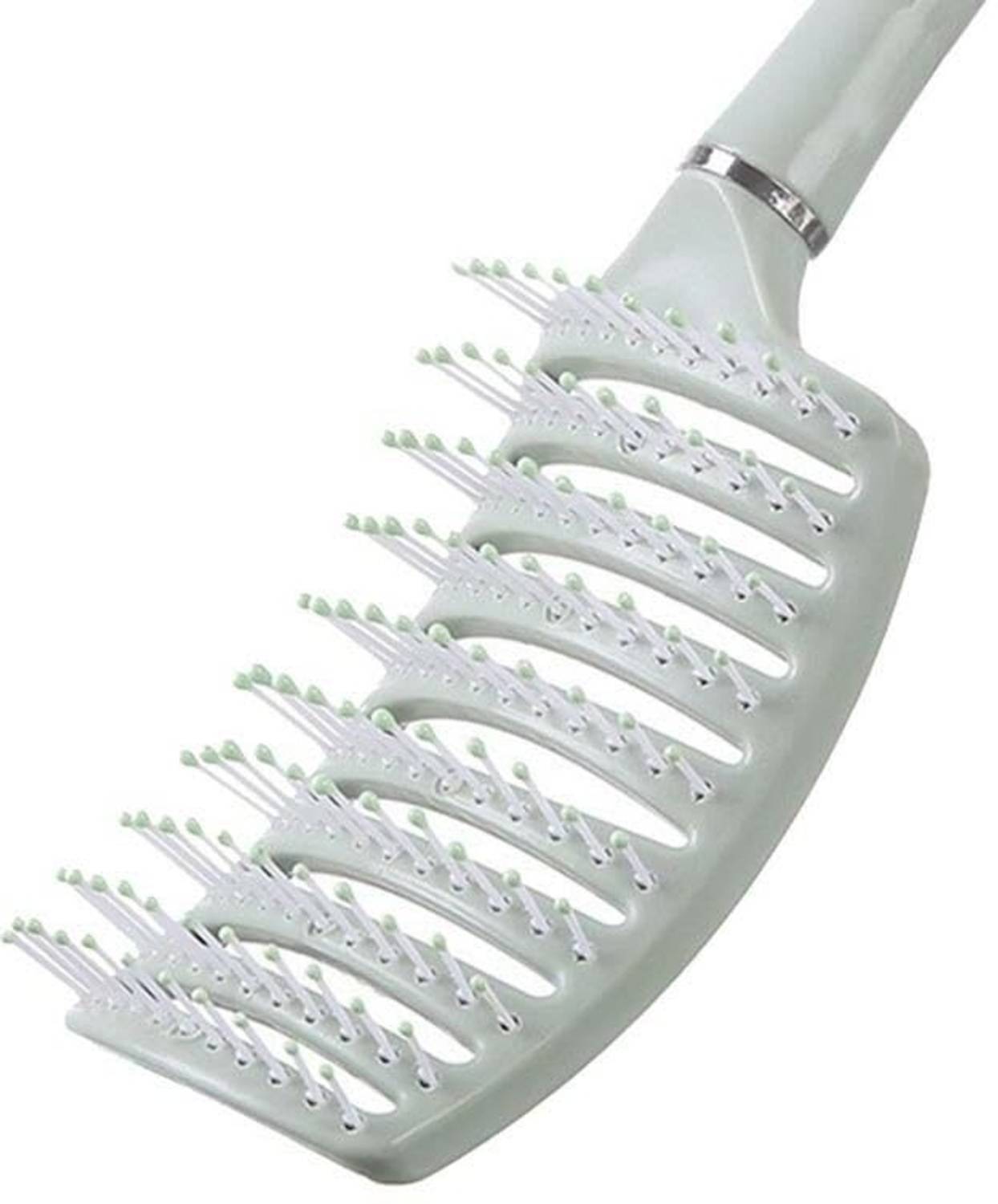 AKIKOAOKI Hair Brush Pack of 1 Green hair combo