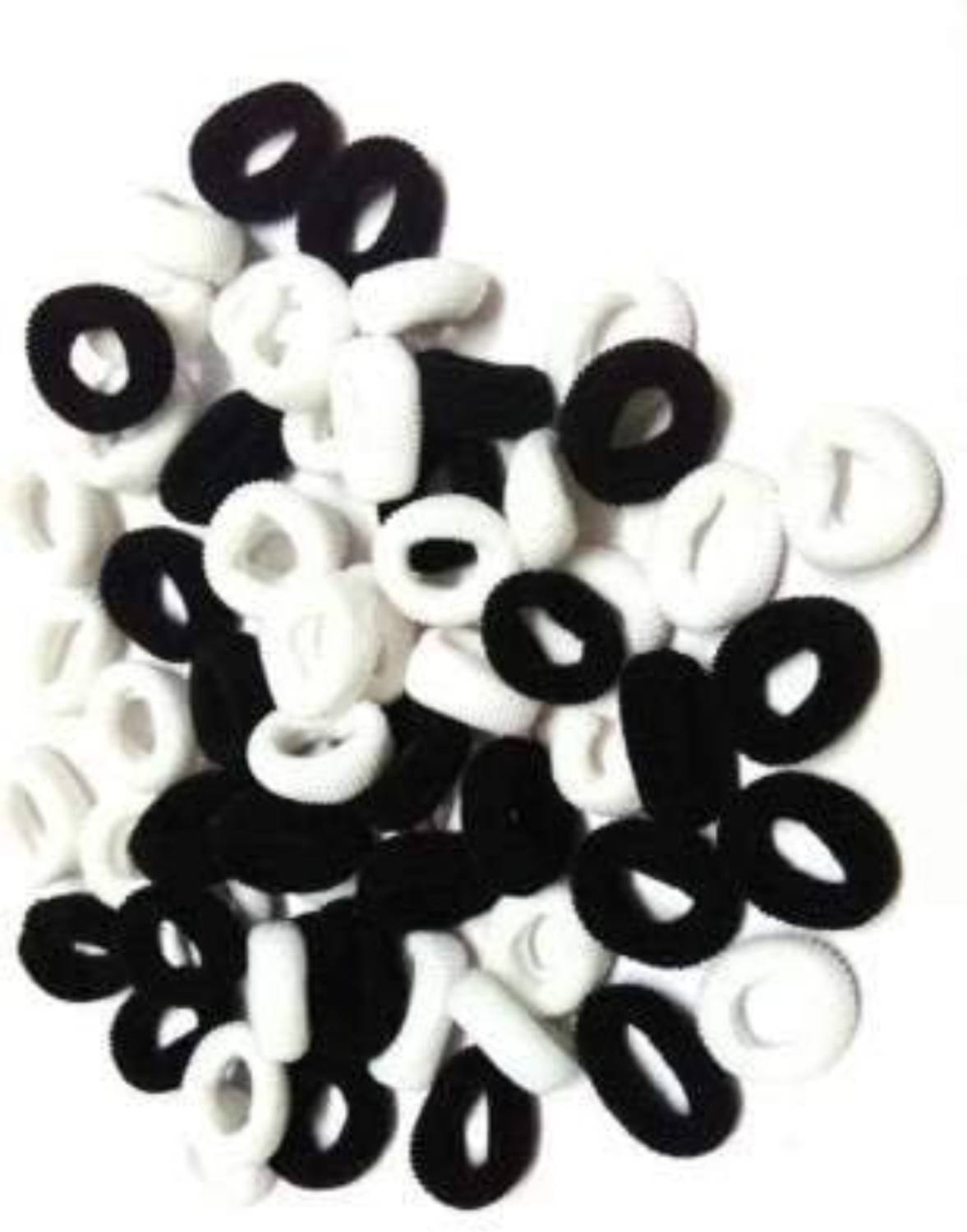 BAHUNAMI 100 Small Hair Ties for Kids & Babies Head Band
