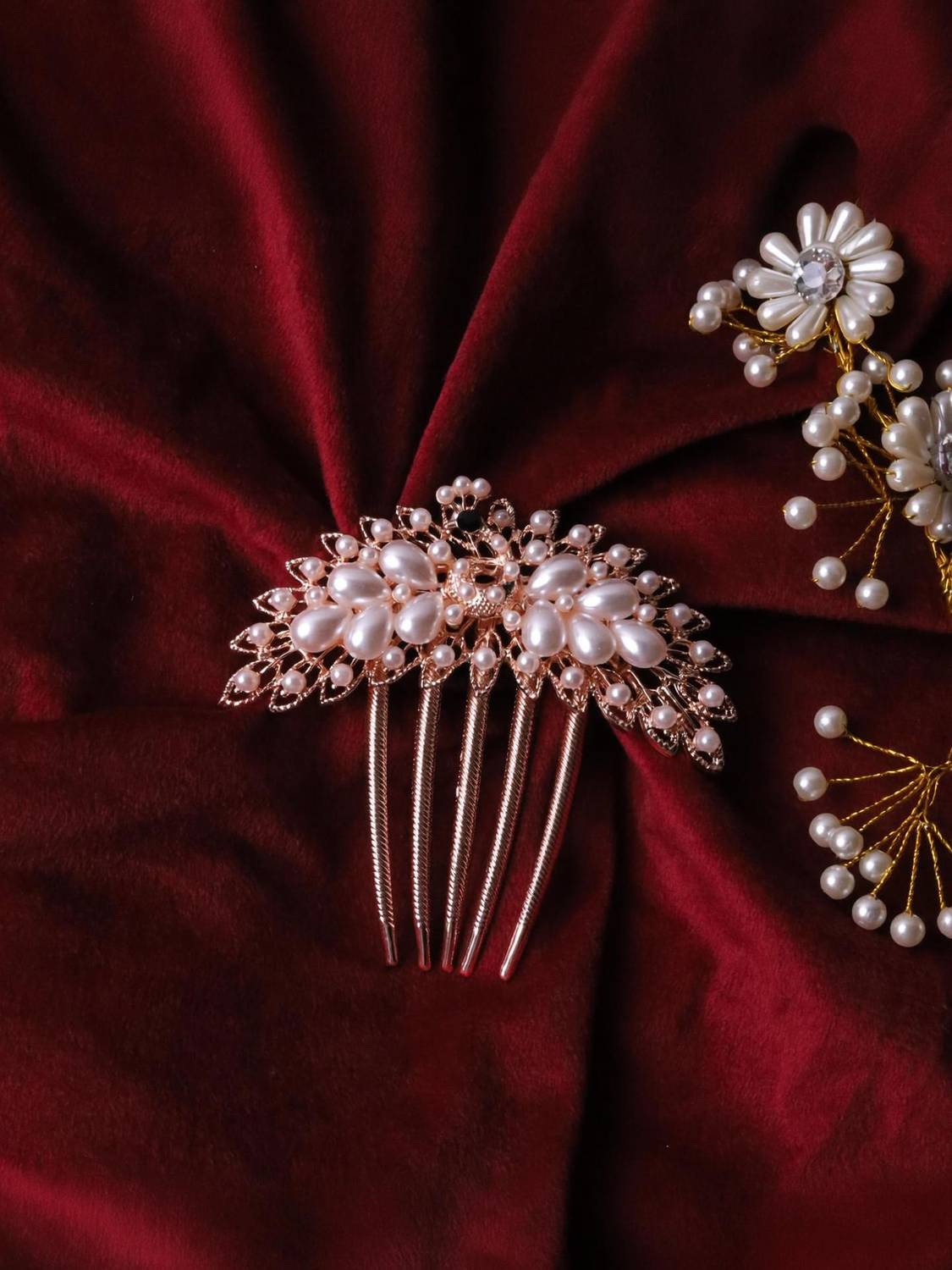 AmazingKarts Premium Rhinestone Hair Comb Pin Hair Accessory For Women And Girls Hair Pin