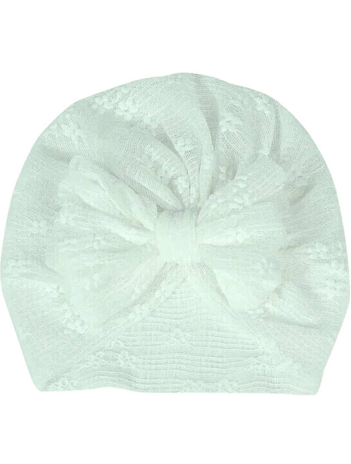 AmazingKarts 1Pcs Bow HeadWrap Elastic Headband for Baby Girls Cotton Soft turban band(Green) Head Band