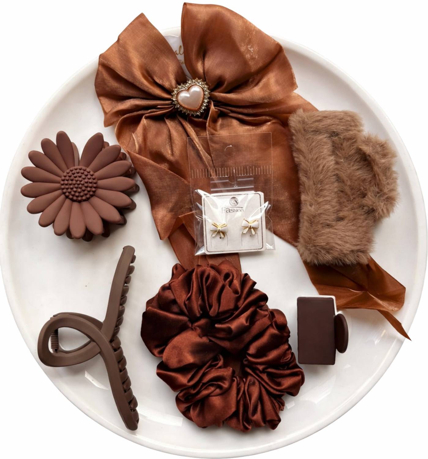 BuyMitra Hair Accessories Hamper – Pack of 7 Hair Accessory Set