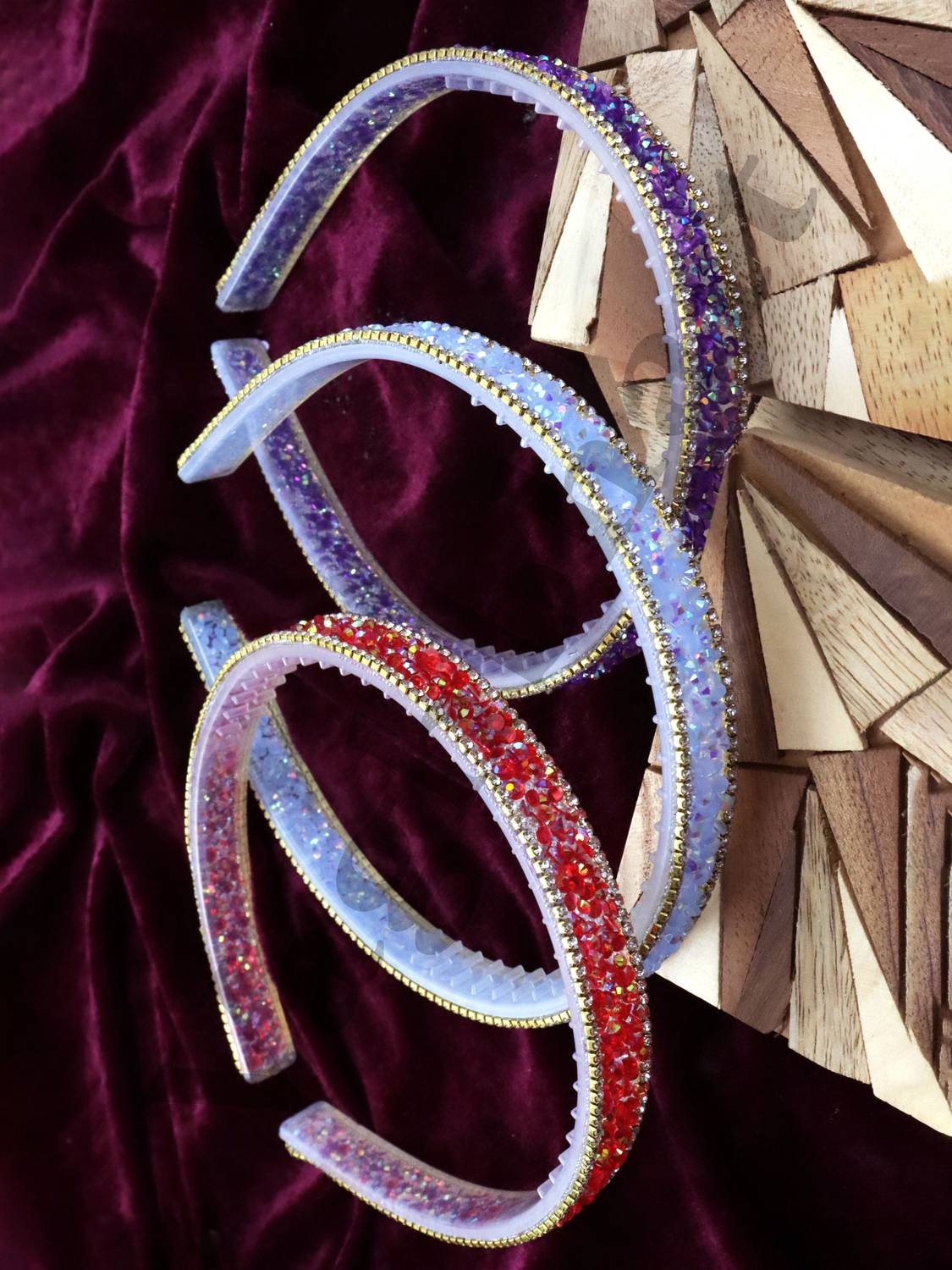 beyter Stylish Rhinestone Crystal Headbands Diamond Sparkly Glitter Hairband for Girls Hair Band