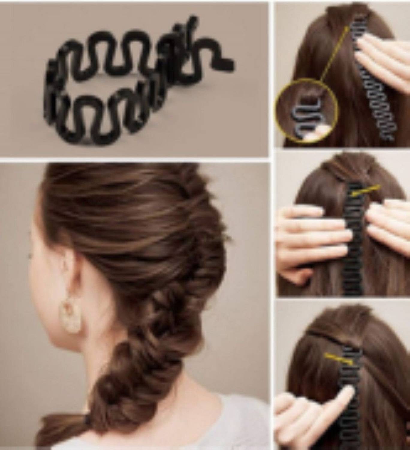 PARAM Braid Tool Hair Accessories Combo of 2 Braids Hair Accessory
