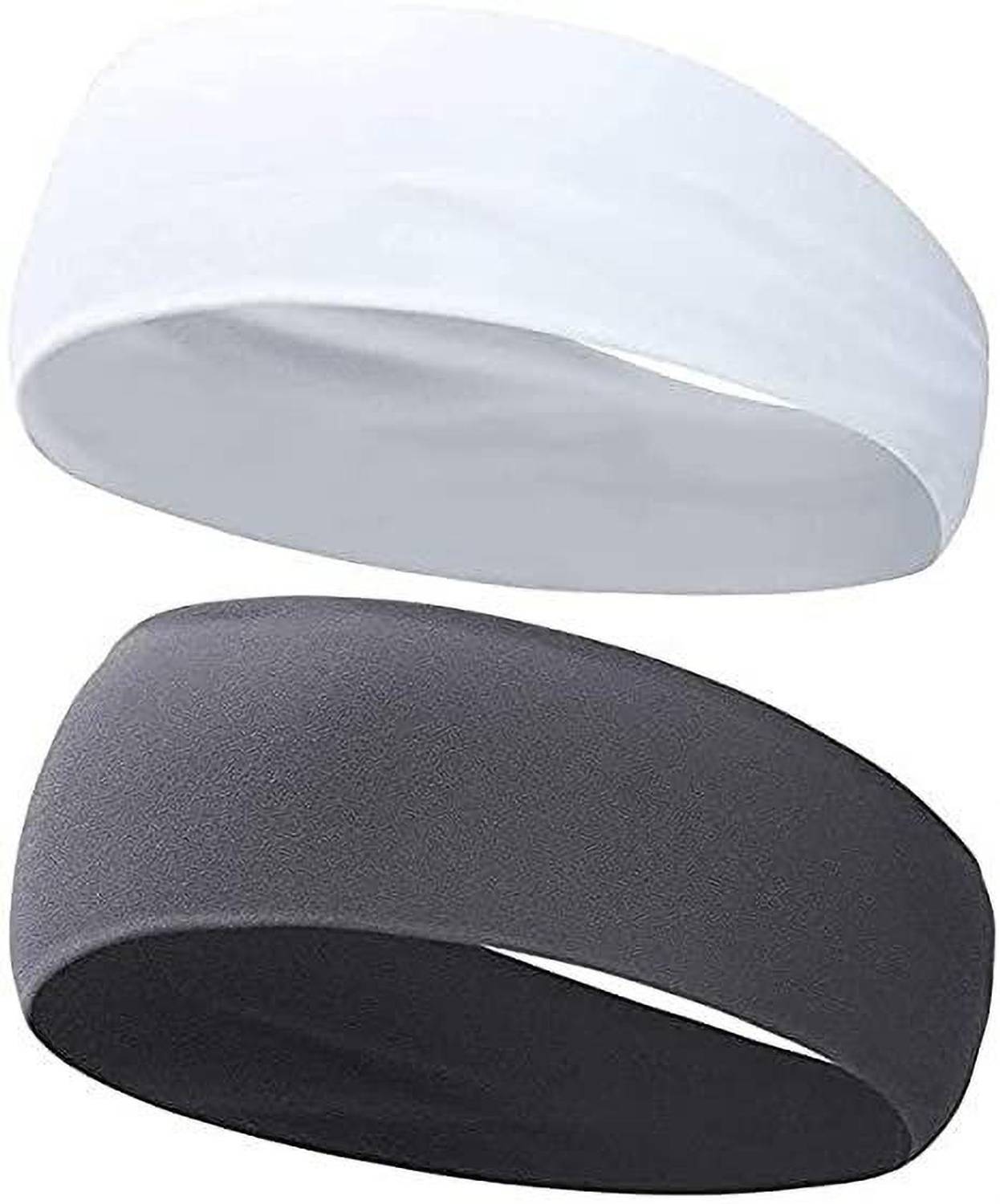 Alipzone Mens Headband - Running Sweat Head Bands for Sports - Athletic Sweatbands Head Band