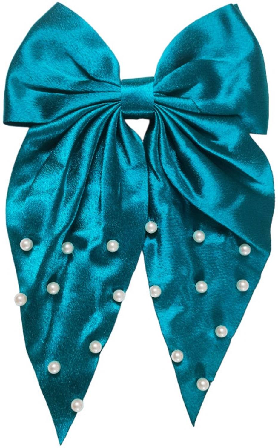 barakath Large Size Butterfly bow shape hair clips with pearls for women and girls Hair Clip