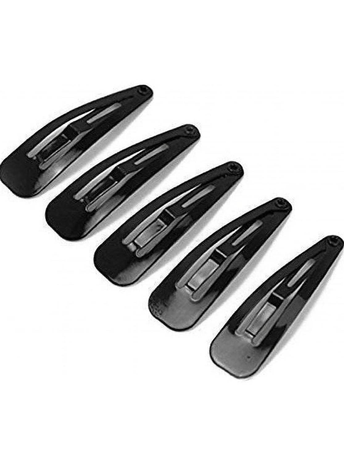 Adhvik (No-1) Pack Of 5Pcs Multi Purpose Black Color 3 Cm Long Tic Tac Clip