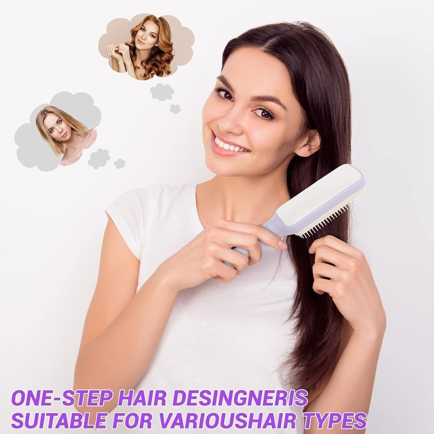 Image of VHR ENTERPRICE Self-Cleaning Anti-Static Massage Comb for Women