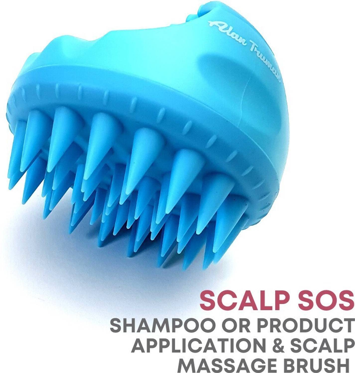 Alan Truman Scalp SOS - Scalp Massage & Shampoo Brush - Blue