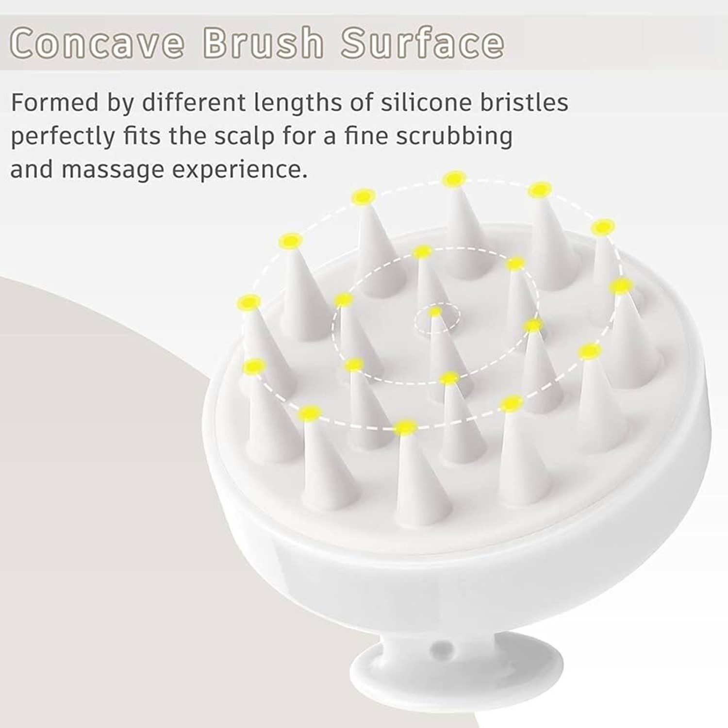 Image of krurotza Scalp Massager,Shampoo Brush, scalp Scrubber With Soft Silicon Bristles