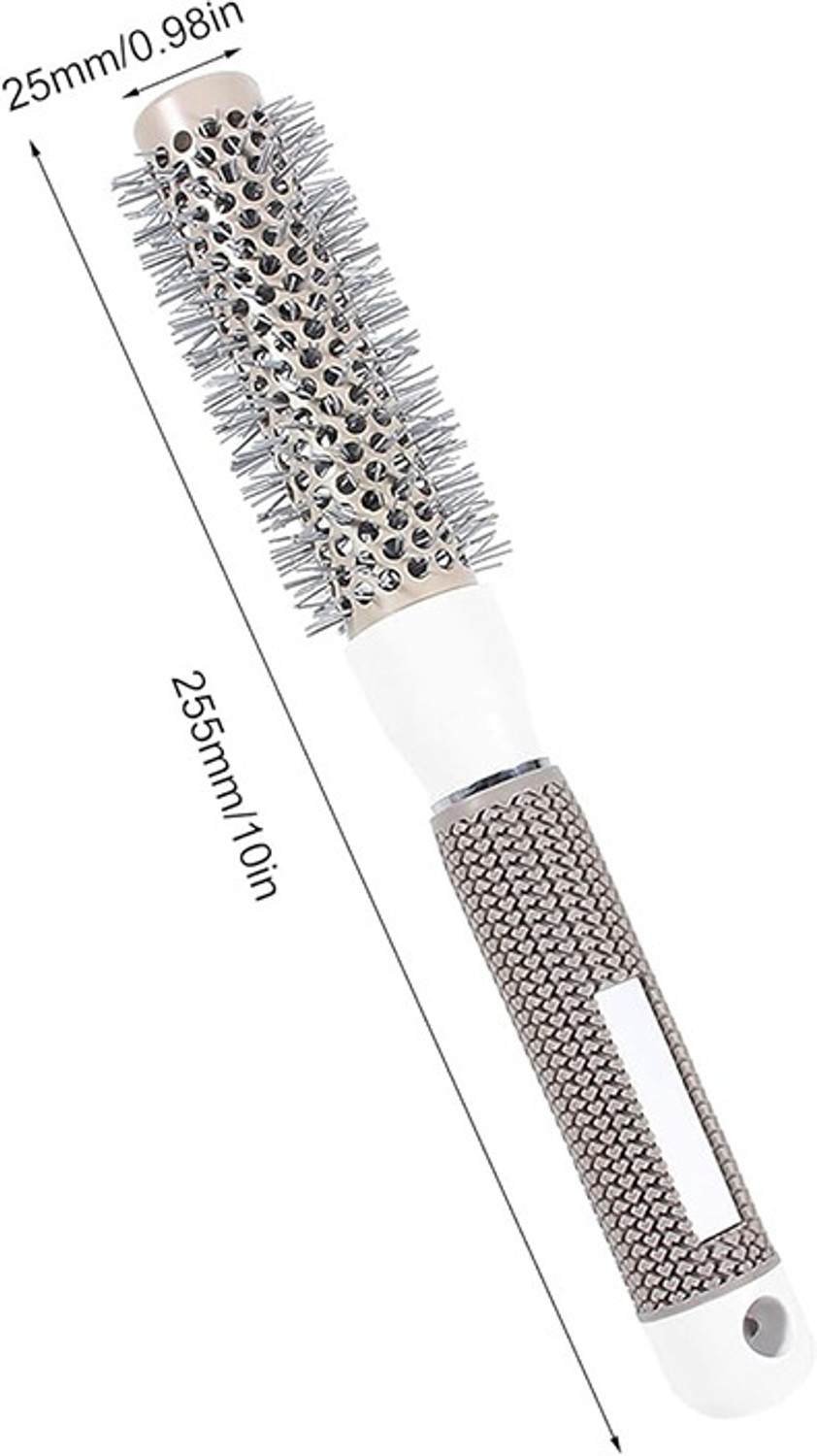 Image of KIRA Round Hair Brush Thermal Ceramic & Ionic Barrel Hair Brush Styling Brushes 25 MM