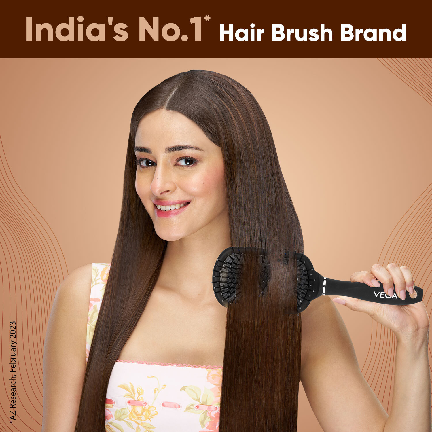 Image of VEGA Paddle Hair Brush for Women & Men for Ideal for Salon & Home Use, (E11-PB)