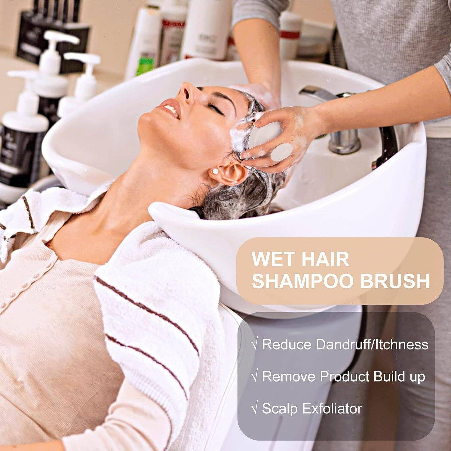 ESZAZX Scalp Scrubber with Soft Silicon Bristles - Image 3