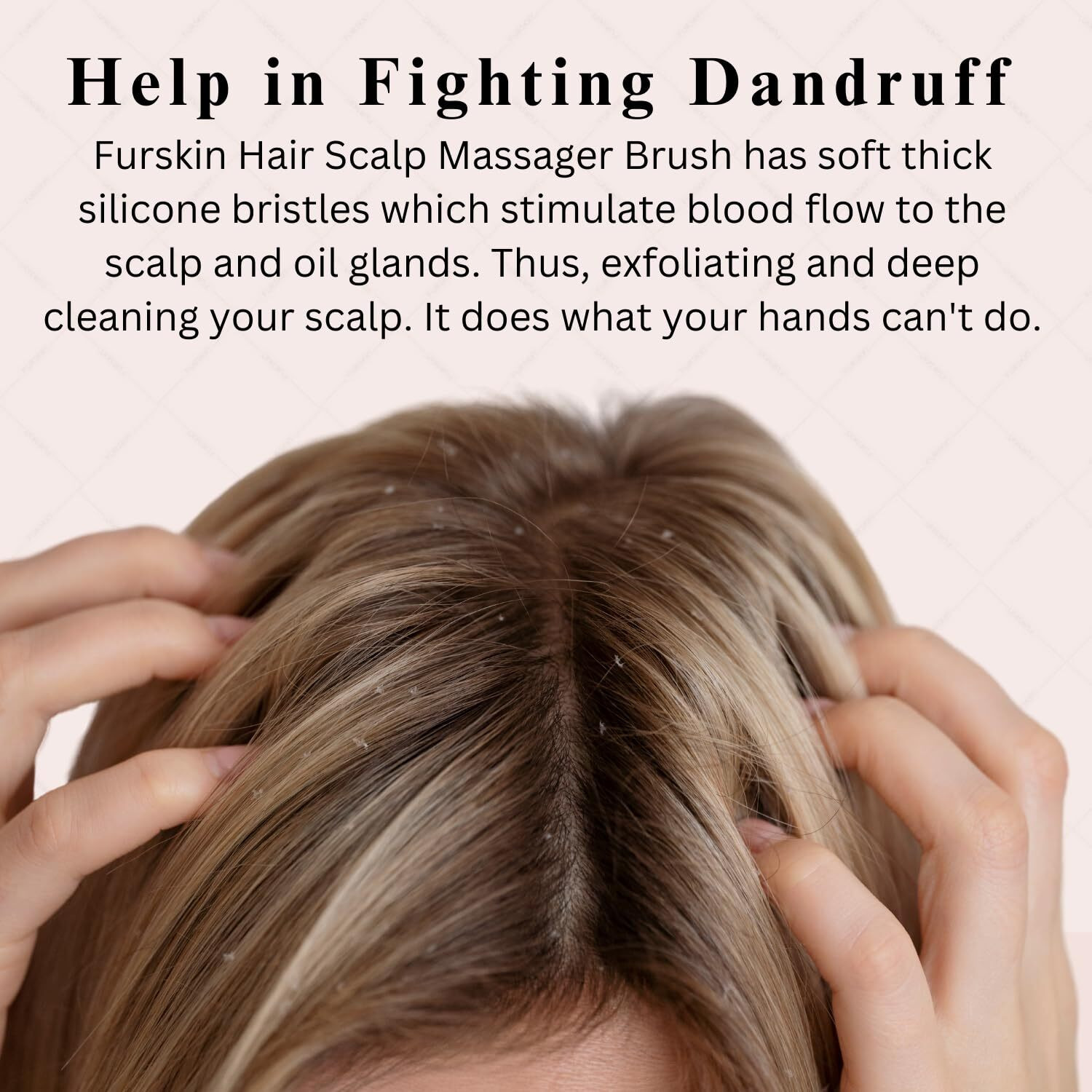 Image of RUGY Hair Scalp Manual Massager Shampoo Brush (2in1)