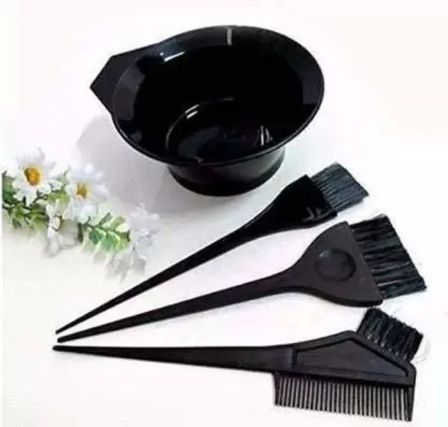 Image of WATELLO Salon Hair Coloring Dyeing Kit Color Dye Brush Comb Mixing Bowl