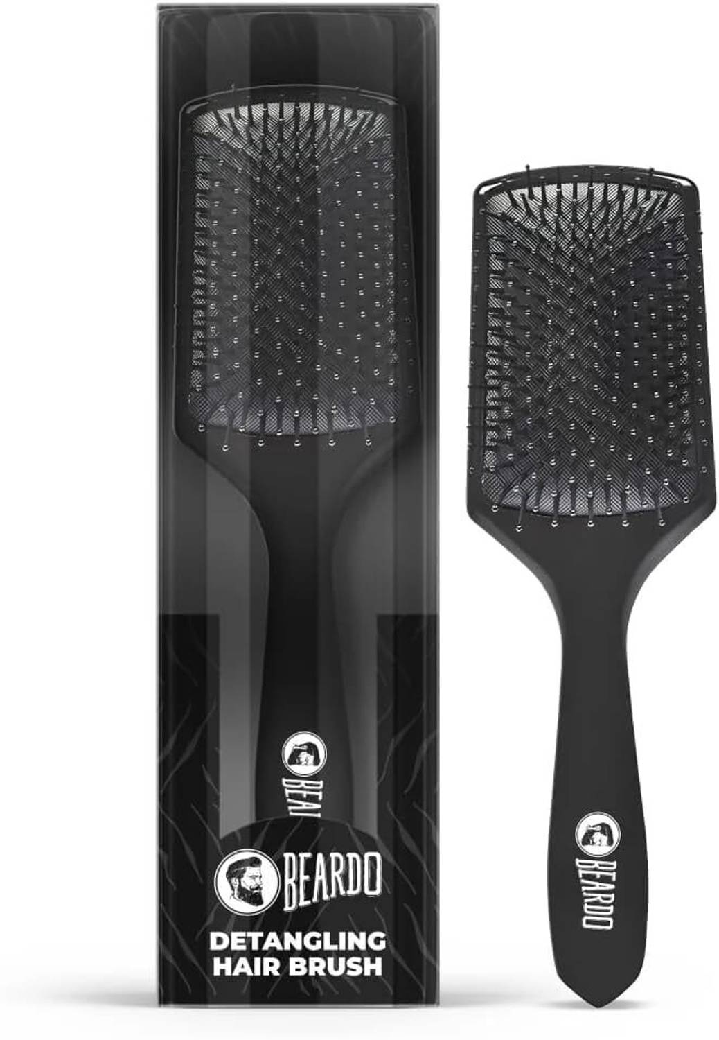 BEARDO Detangling Hair Brush for Round Rolling Curling Comb Hair Styling Tool for Men