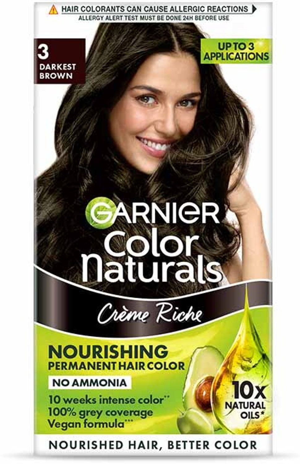 Image of GARNIER Color Naturals Mini, Shade 300 , Darkest Brown