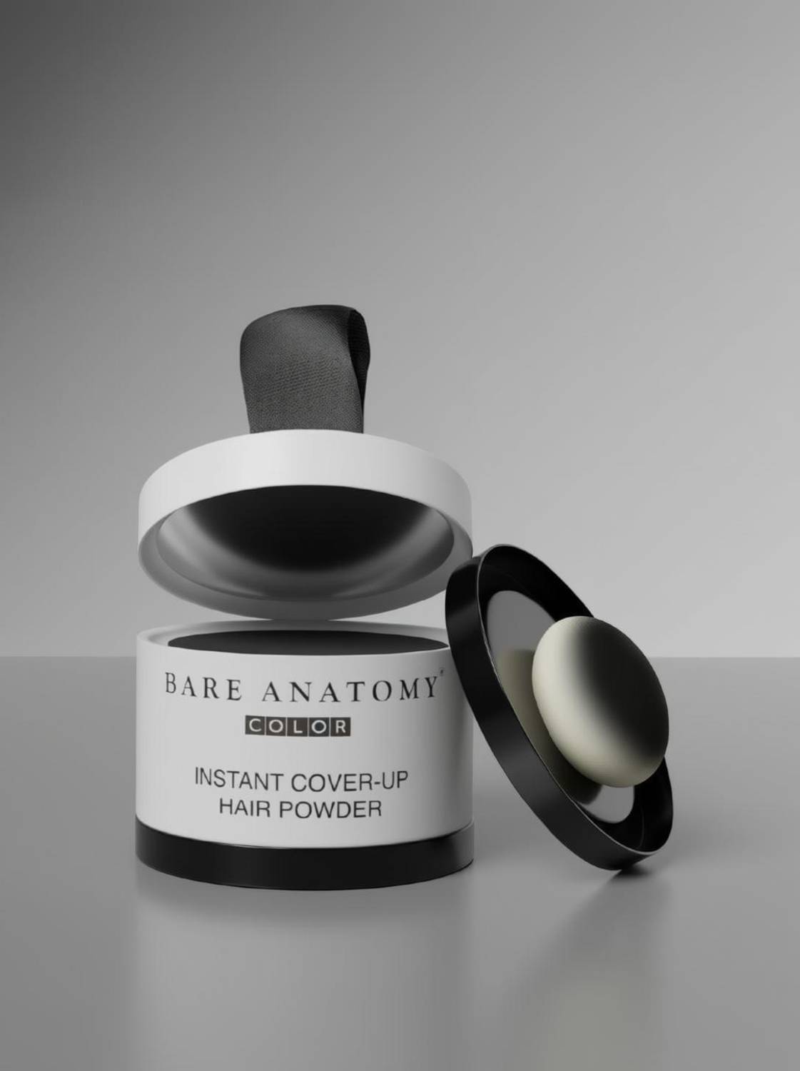 BARE Cover-Up Hair Powder for Instant Grey Coverage - Image 1