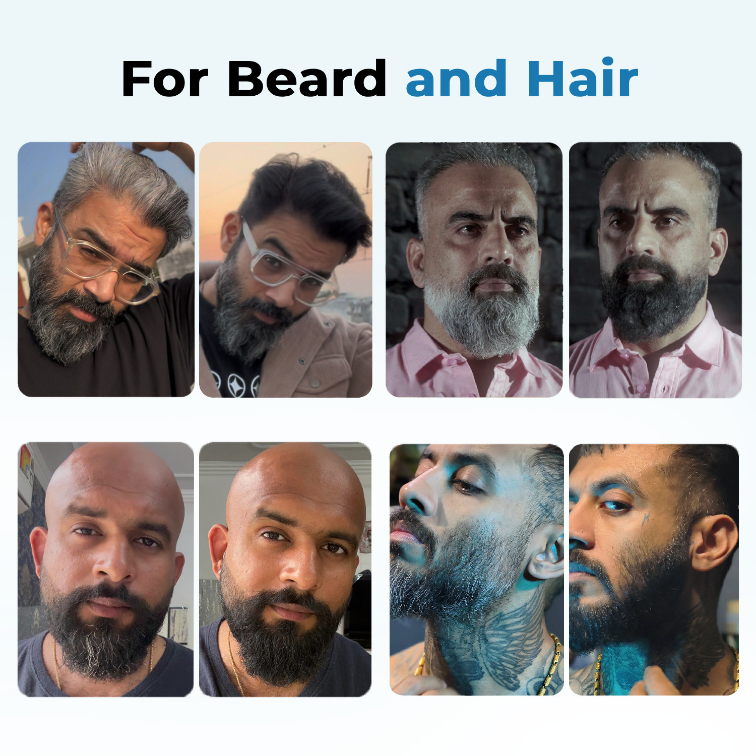 Image of Rise for Men Quick Beard & Hair Color | No Ammonia | No Staining | Mess-Free | Gel Formula , Natural Black