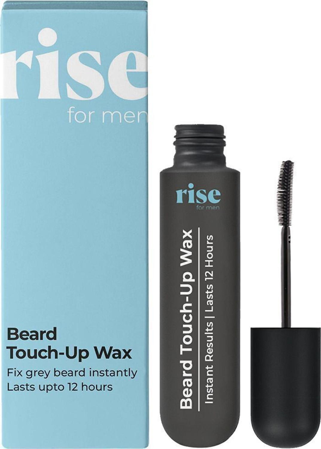 Image of Rise for Men Beard Touch-Up Wax | Quick Grey Hair Fix | Apply In One Minute , Black
