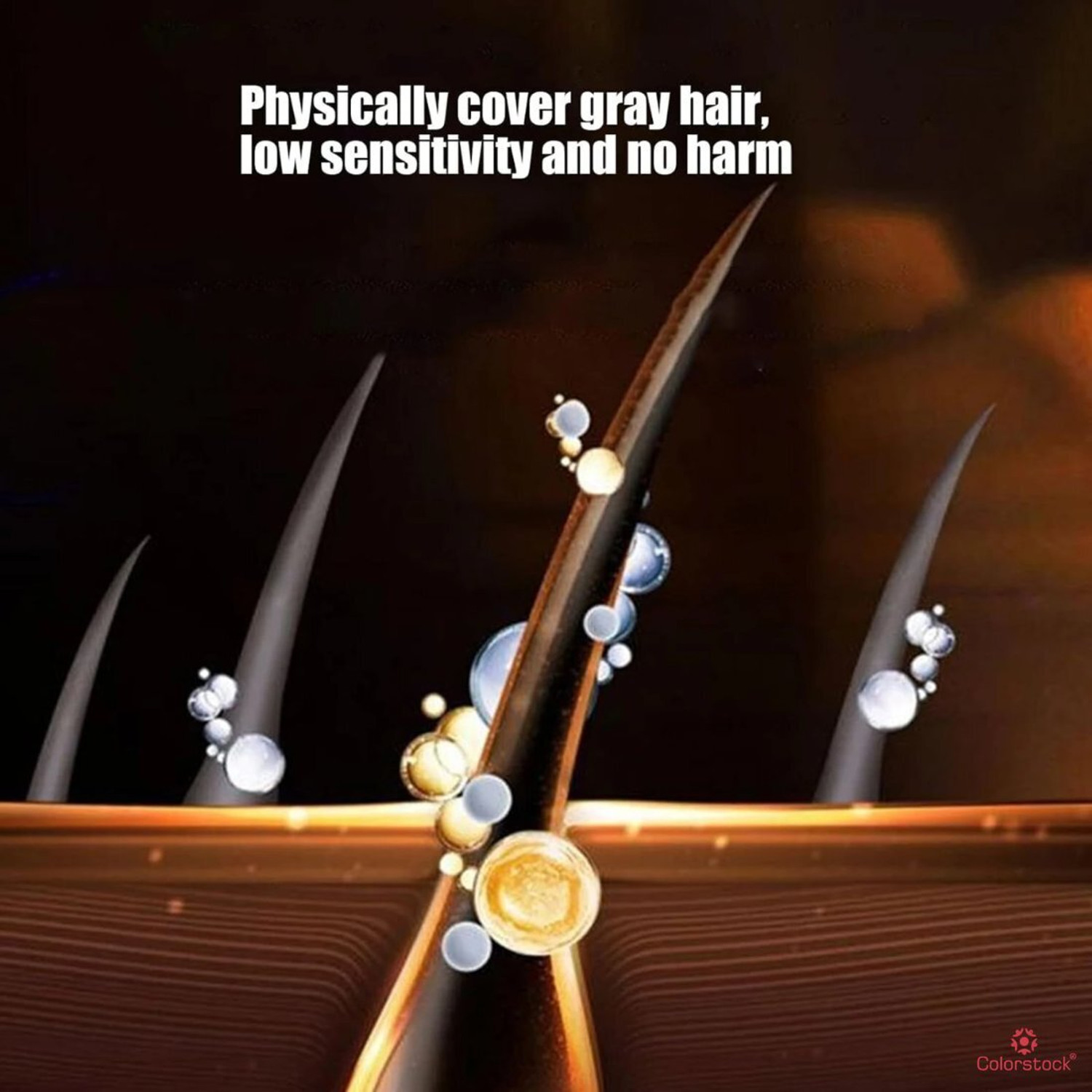 Image of Colorstock Hair Dressing Wand : Smooth Natural Hair Root Coverage Applicator