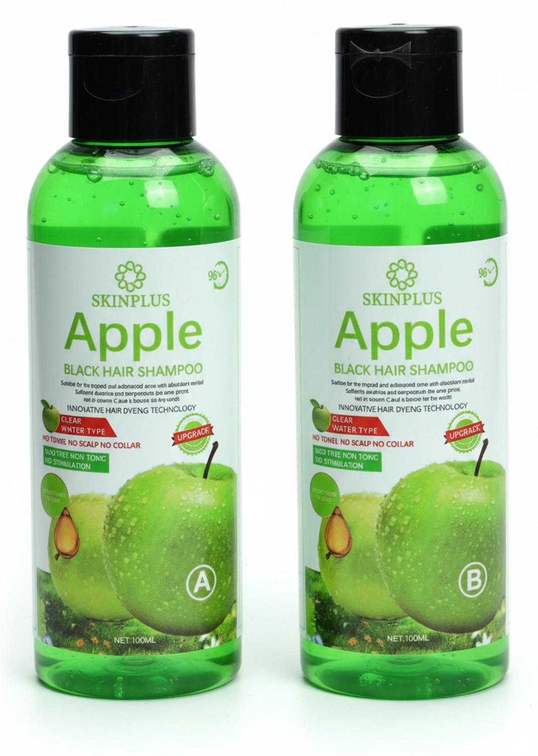 Image of SKINPLUS Fruit Vinegar Hair Gel Based Color , Natural Black Color Dye for Hair Care With Natural Ammonia Free Color Dye