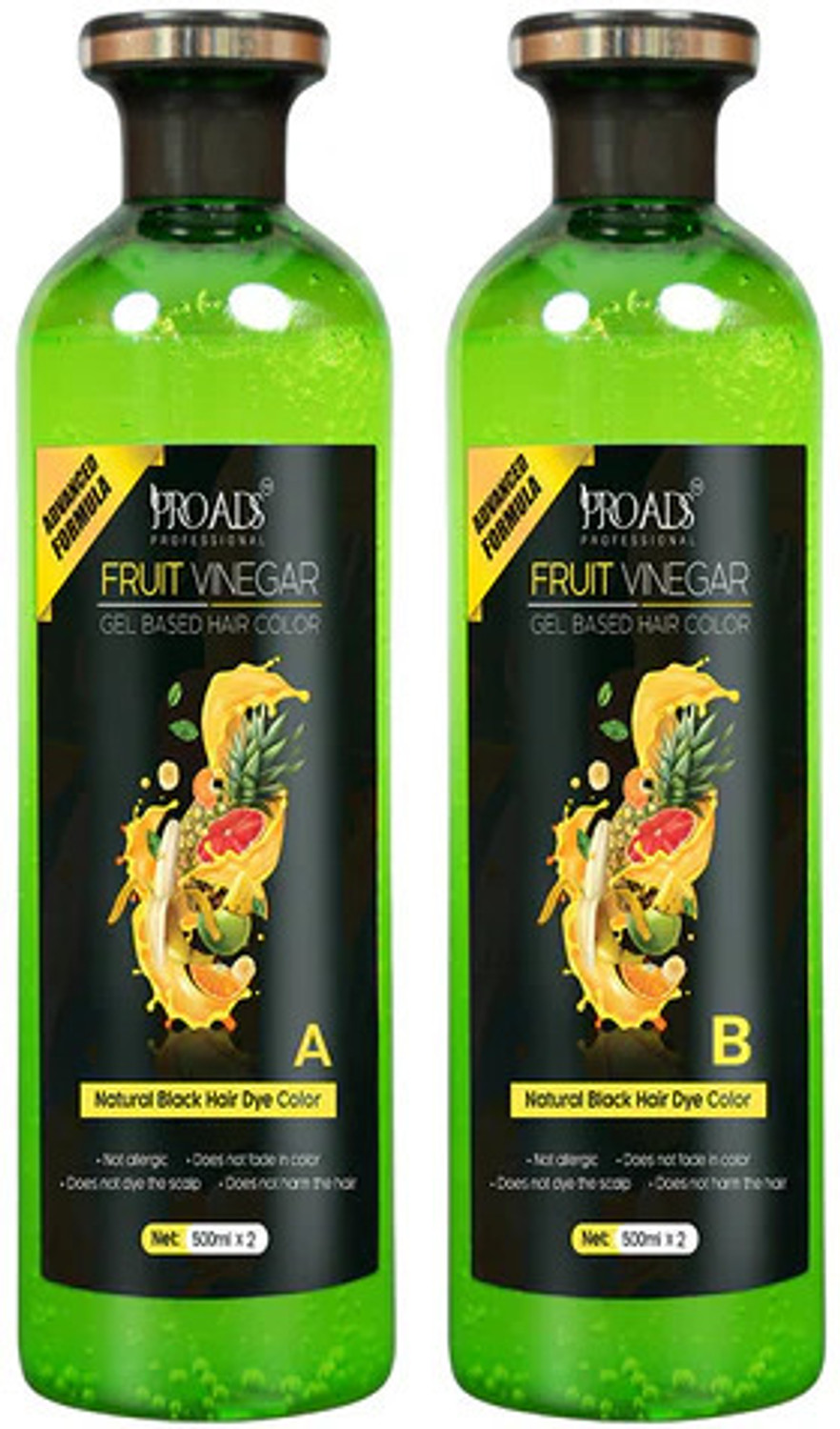Image of PRO ADS FRUIT HAIR GEL COLOR , BLACK
