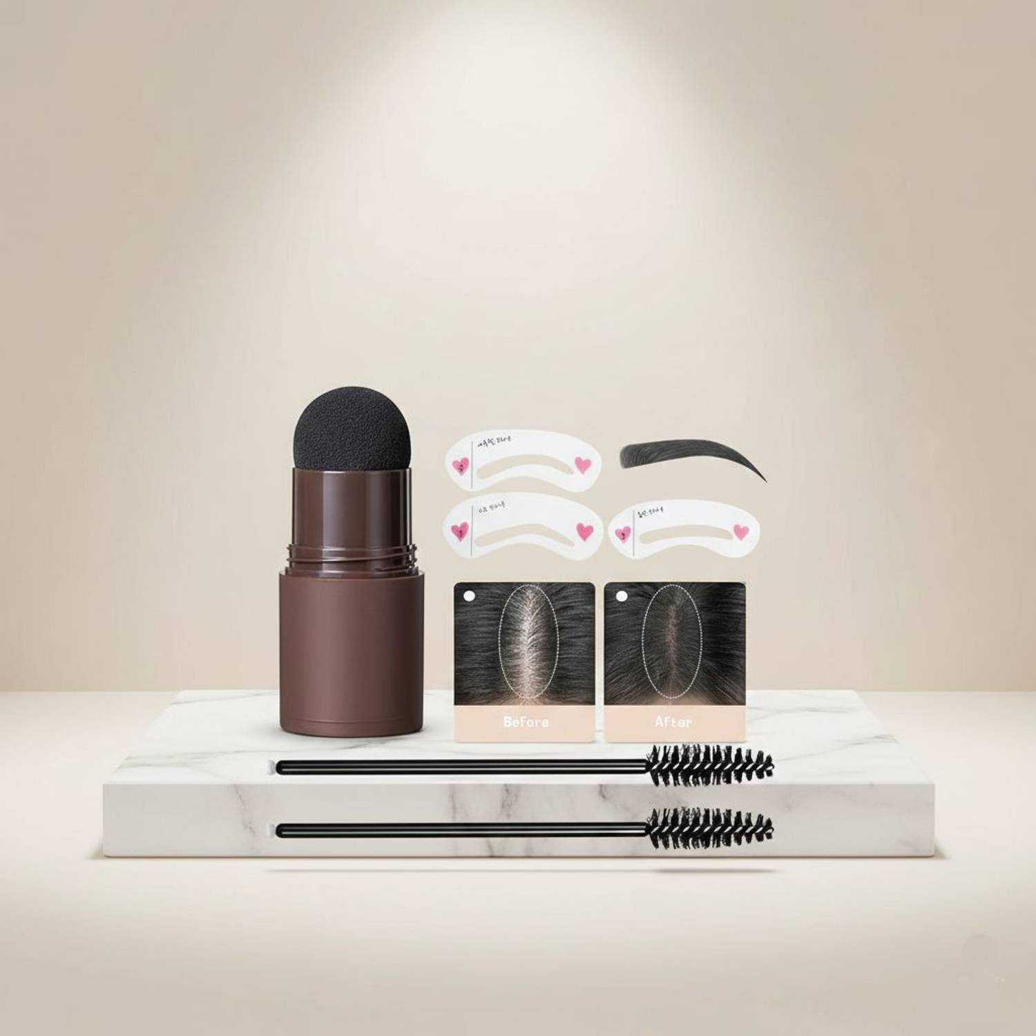 BIGBALIST HD Hair Shadow Stick | Instant Thickening Effect , Black