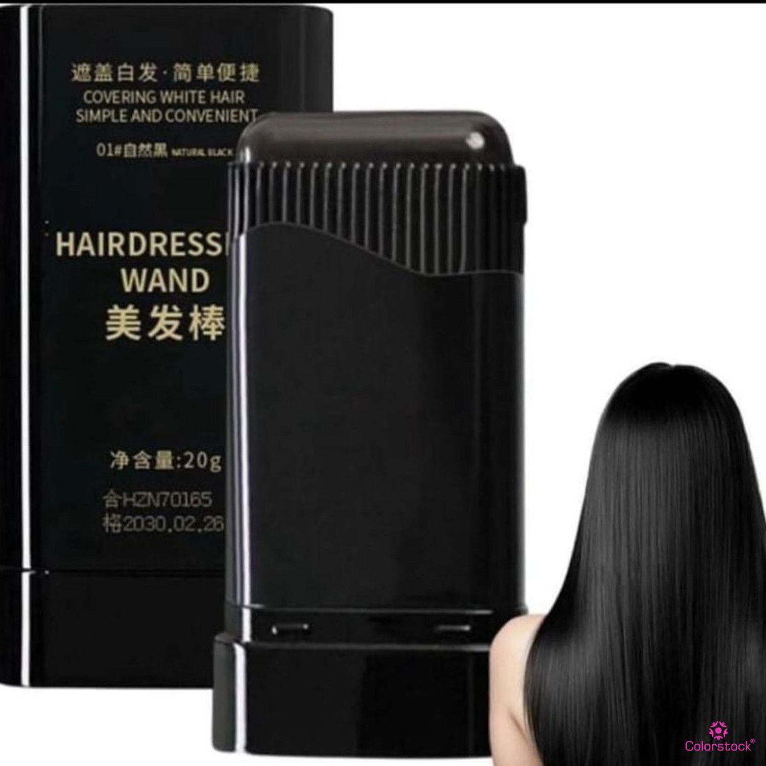 Image of Colorstock Hair Dressing Wand : Smooth Natural Hair Root Coverage Applicator