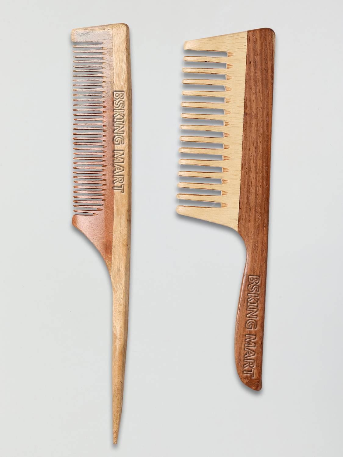 BSKING MART Neem wooden comb
