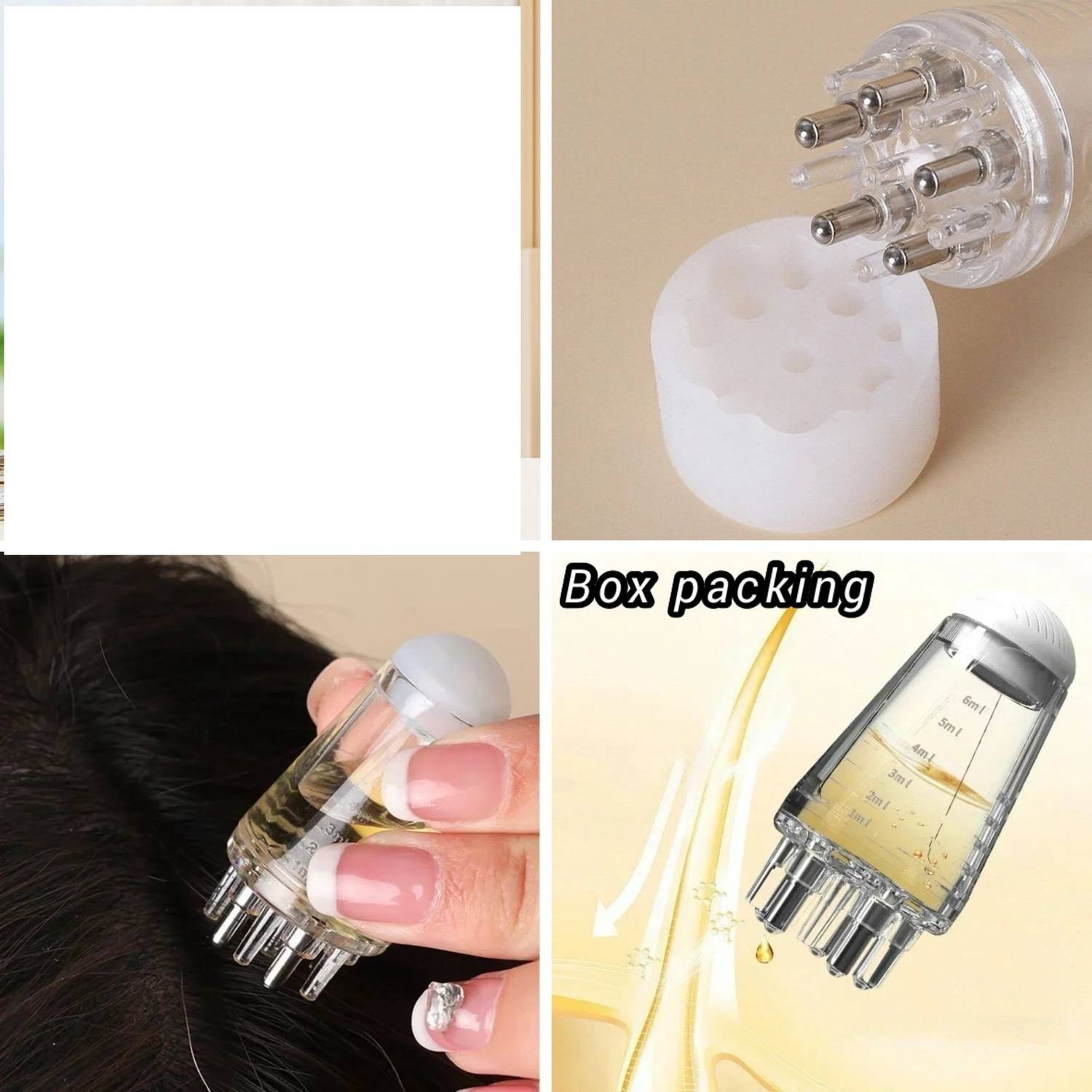EVANSHIIIMPEX Hair Oil Applicator Comb - Image 2
