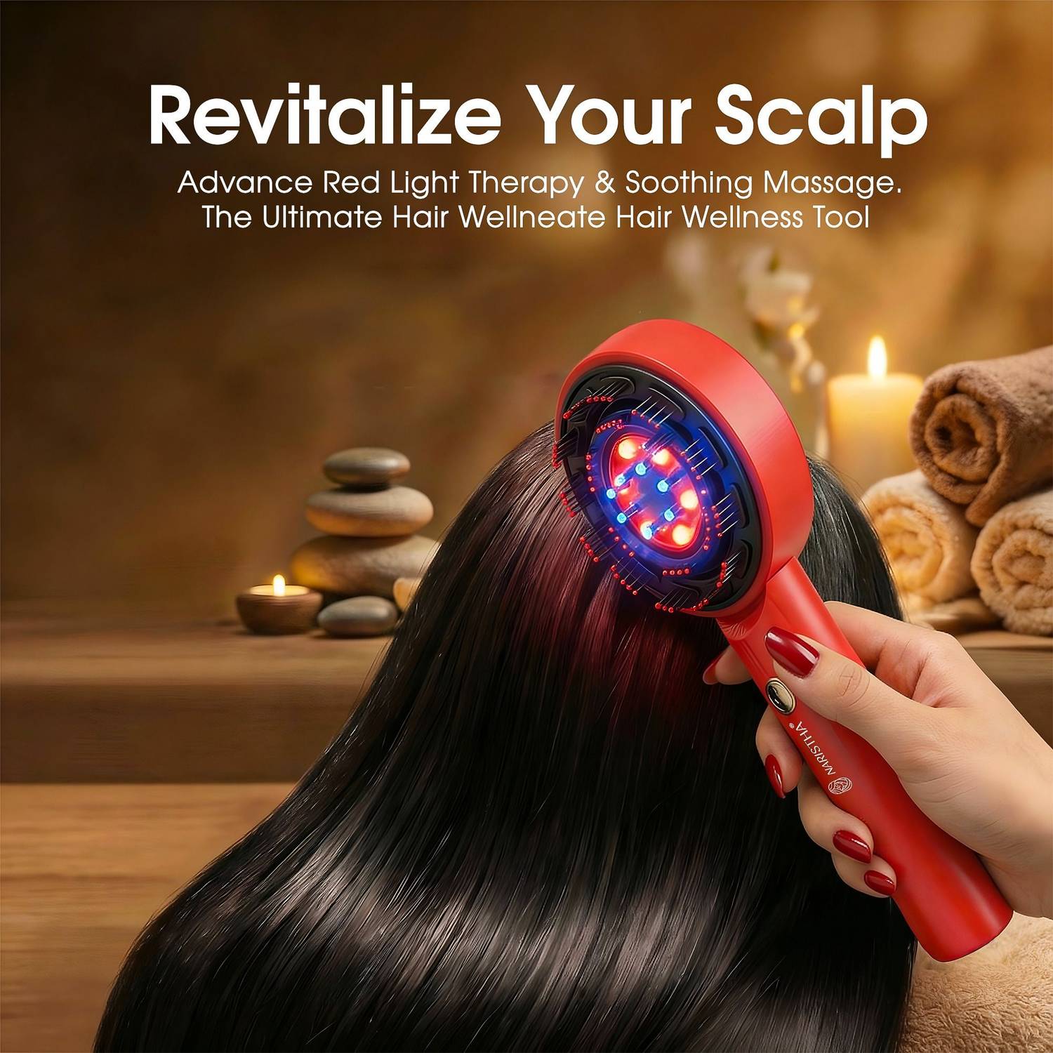 NARISTHA Electric Scalp Massager with 2 in 1 Hair Oil Applicator - Image 4