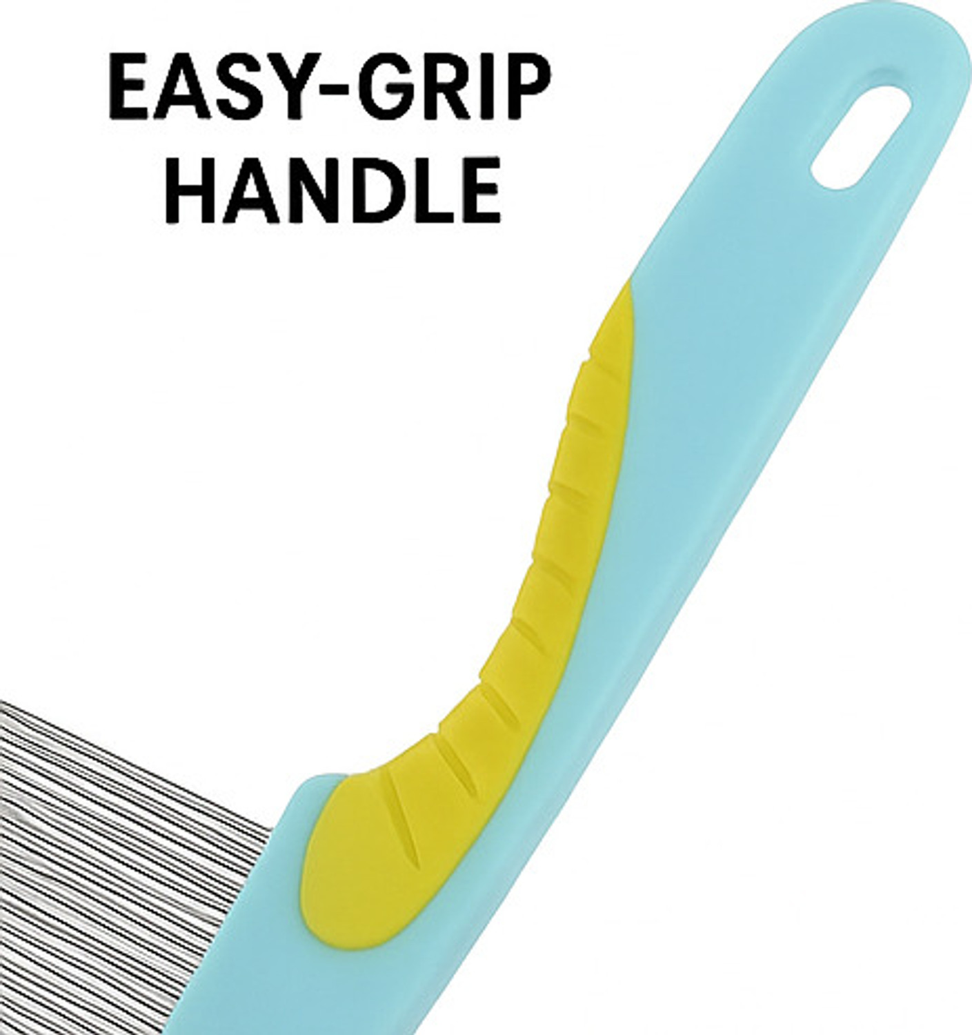 Image of RiKE 2 Pc Lice & Nit Removal Comb Set | Stainless Steel Fine Teeth & Anti-Slip Handle