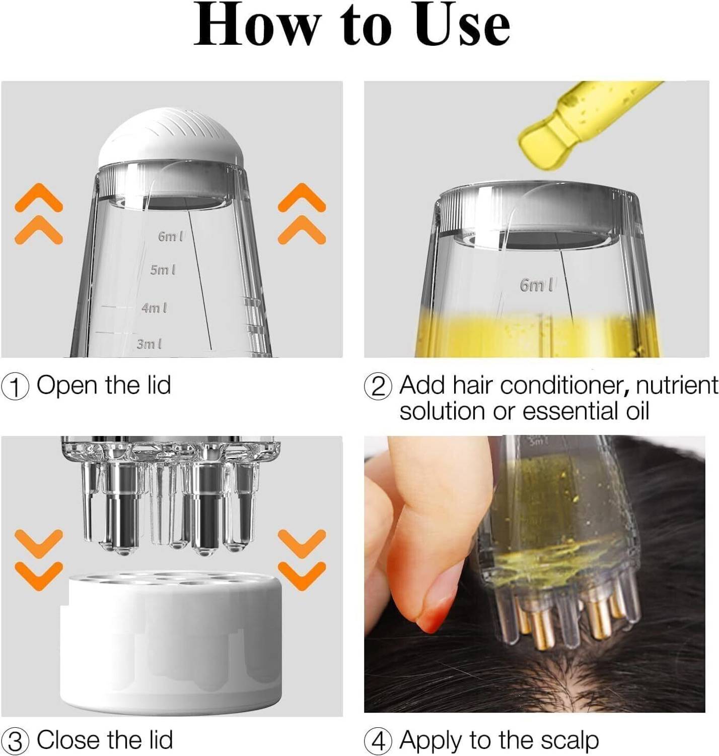 FLOBIQUE Hair Oil Applicator Comb - Image 4