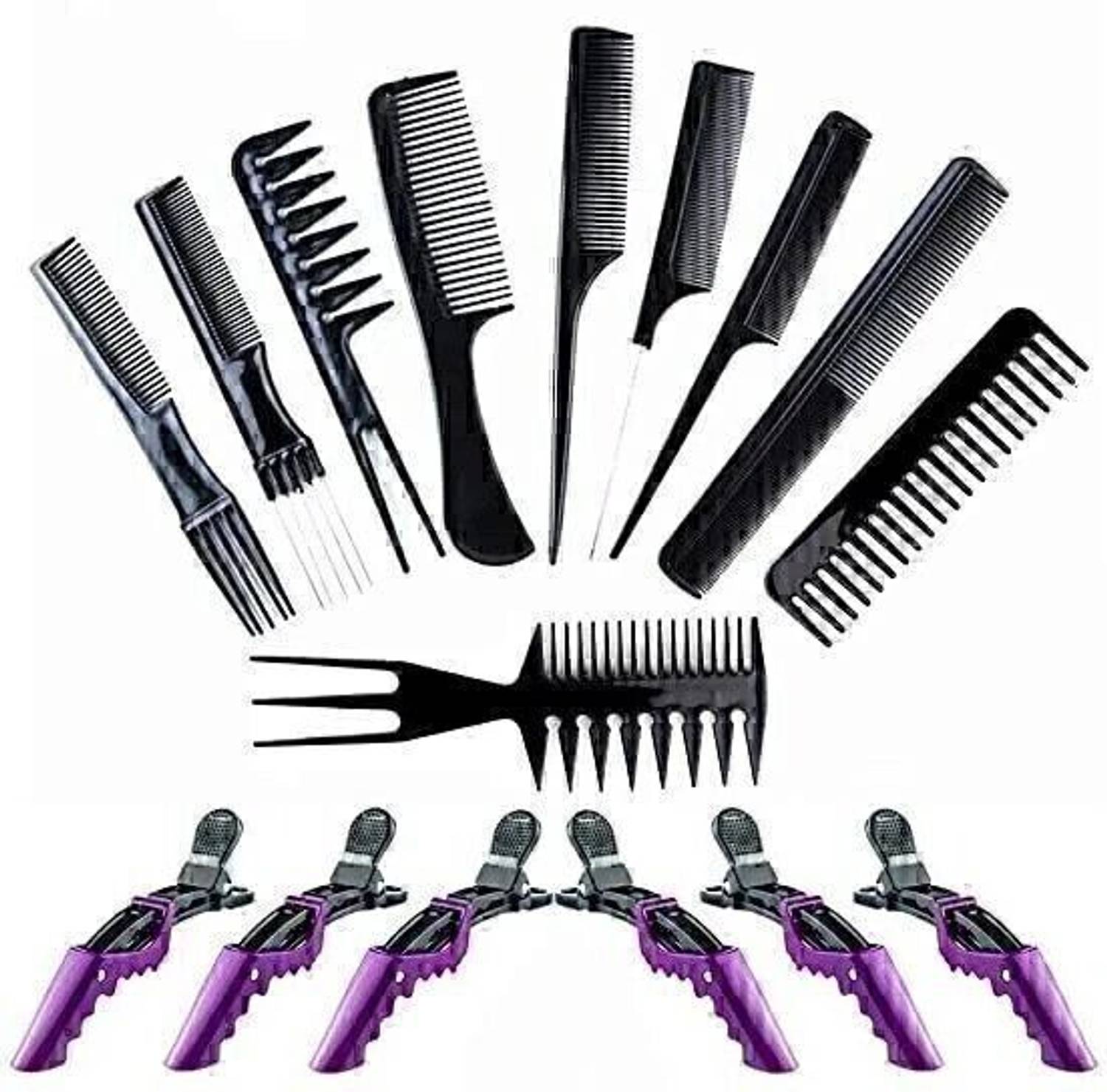 ELITEWAVE 16Pcs Hair Combs and Clips Set