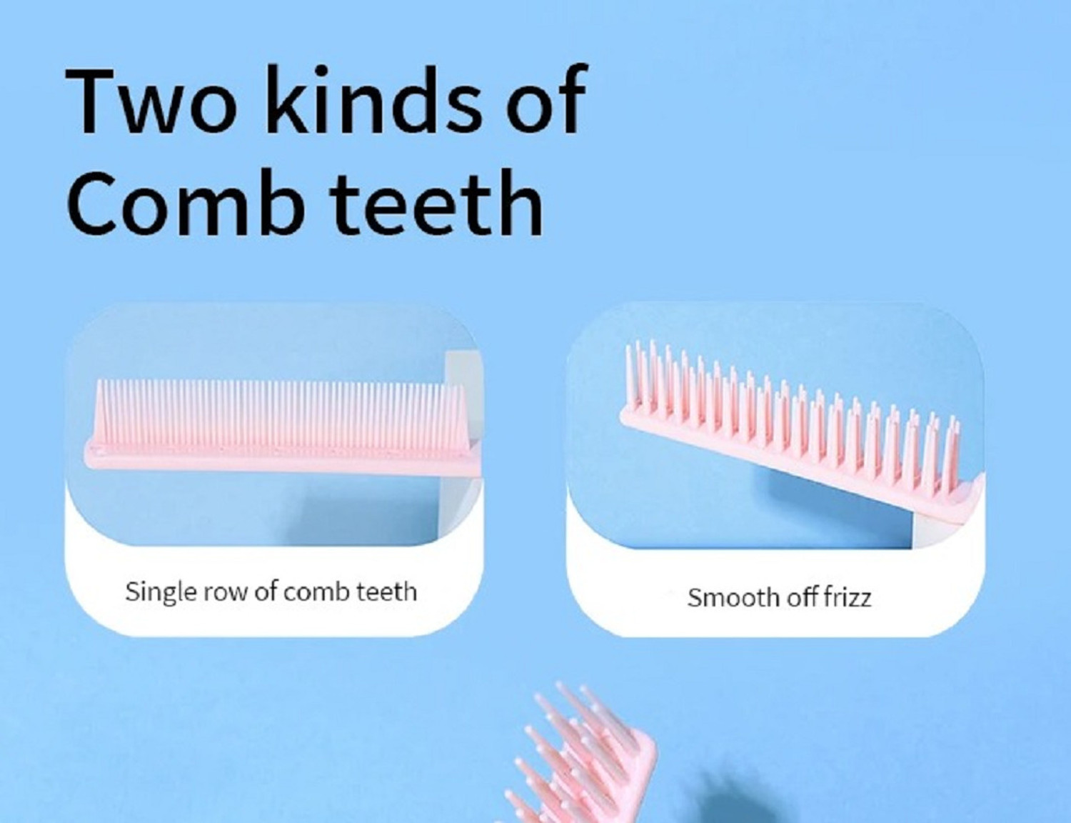 Image of Nyamah sales Travel Friendly Folding Pocket Comb Double Sided Portable Mini Pocket