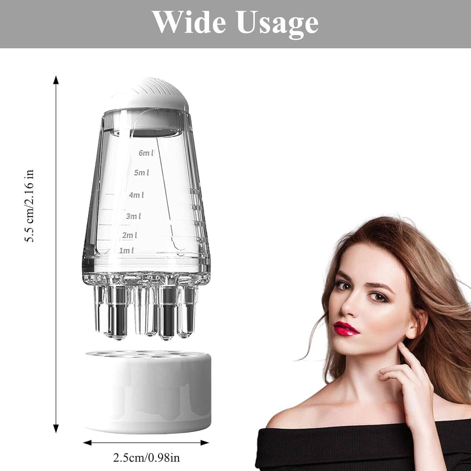JIYAENTERPRISES Hair Oil Applicator Comb Bottle 1 Piece 1 Pieces - Image 5