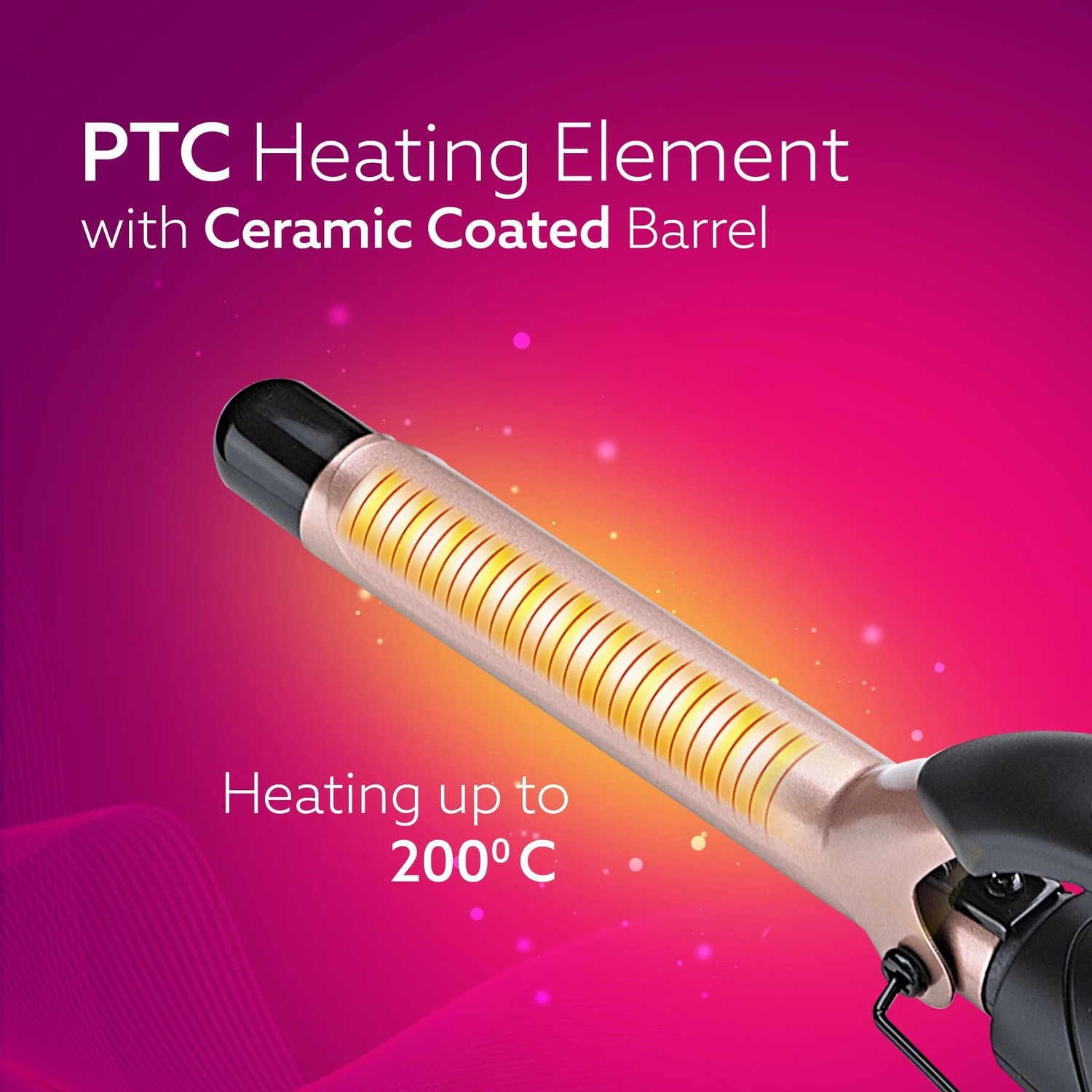 Image of AGARO Hair Curler with 19mm Barrel Hair Curler