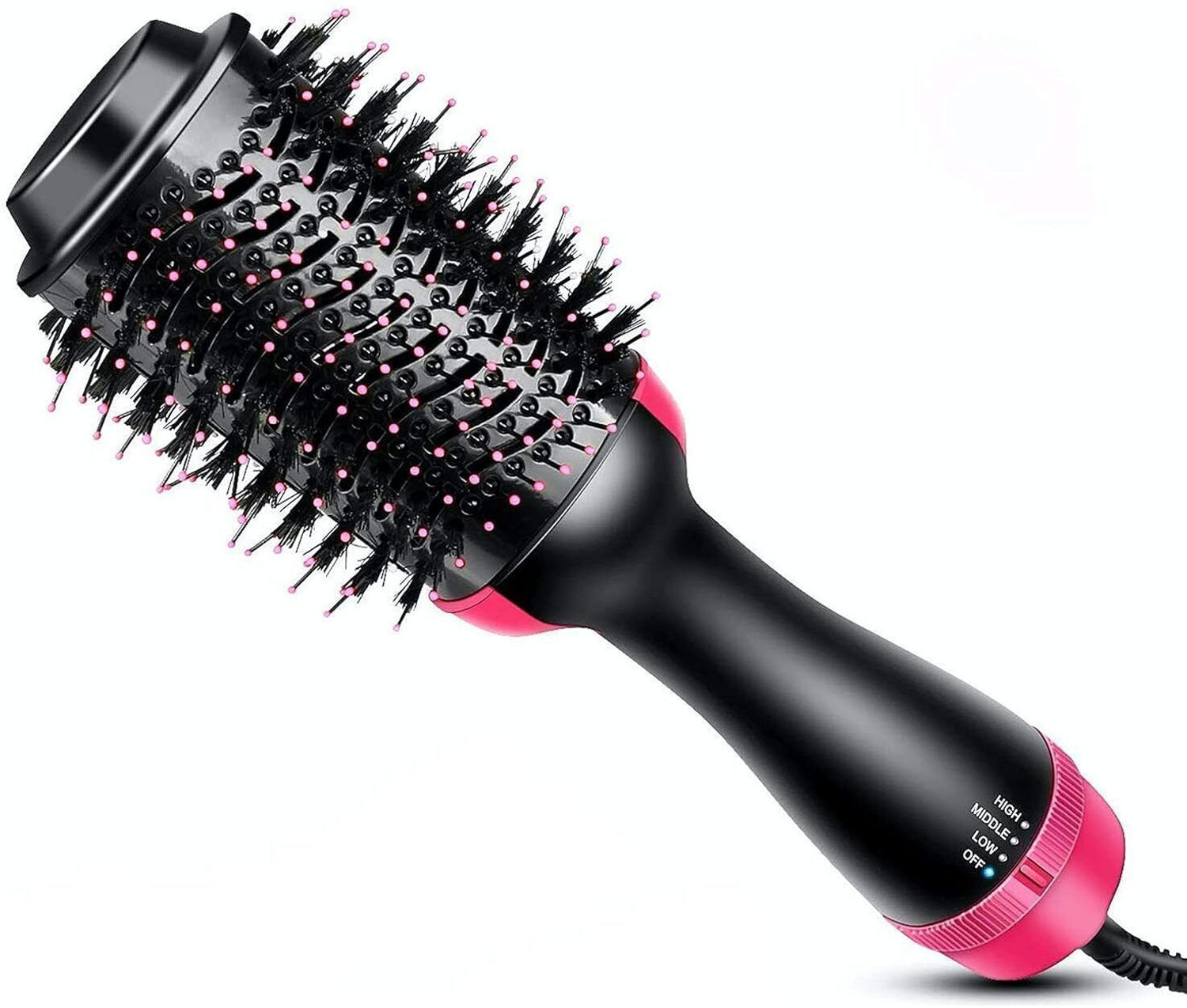Image of RANGOKI One Step Hair Dryer Hot Air Brush Blow Dryer Hair Dryer (1000 W, Black) Hair Dryer
