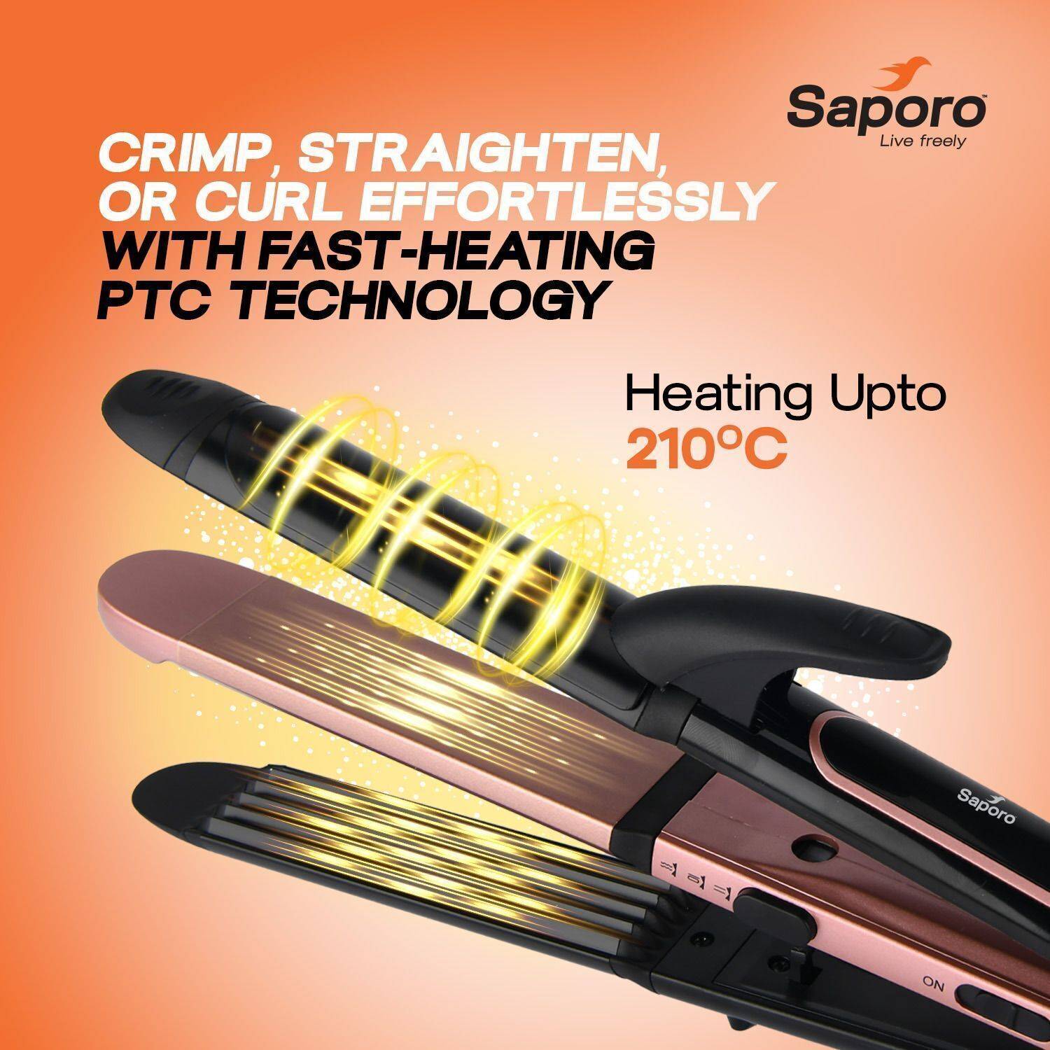 SAPORO 3 in 1 Hair Styler SHS 1804 - Image 2