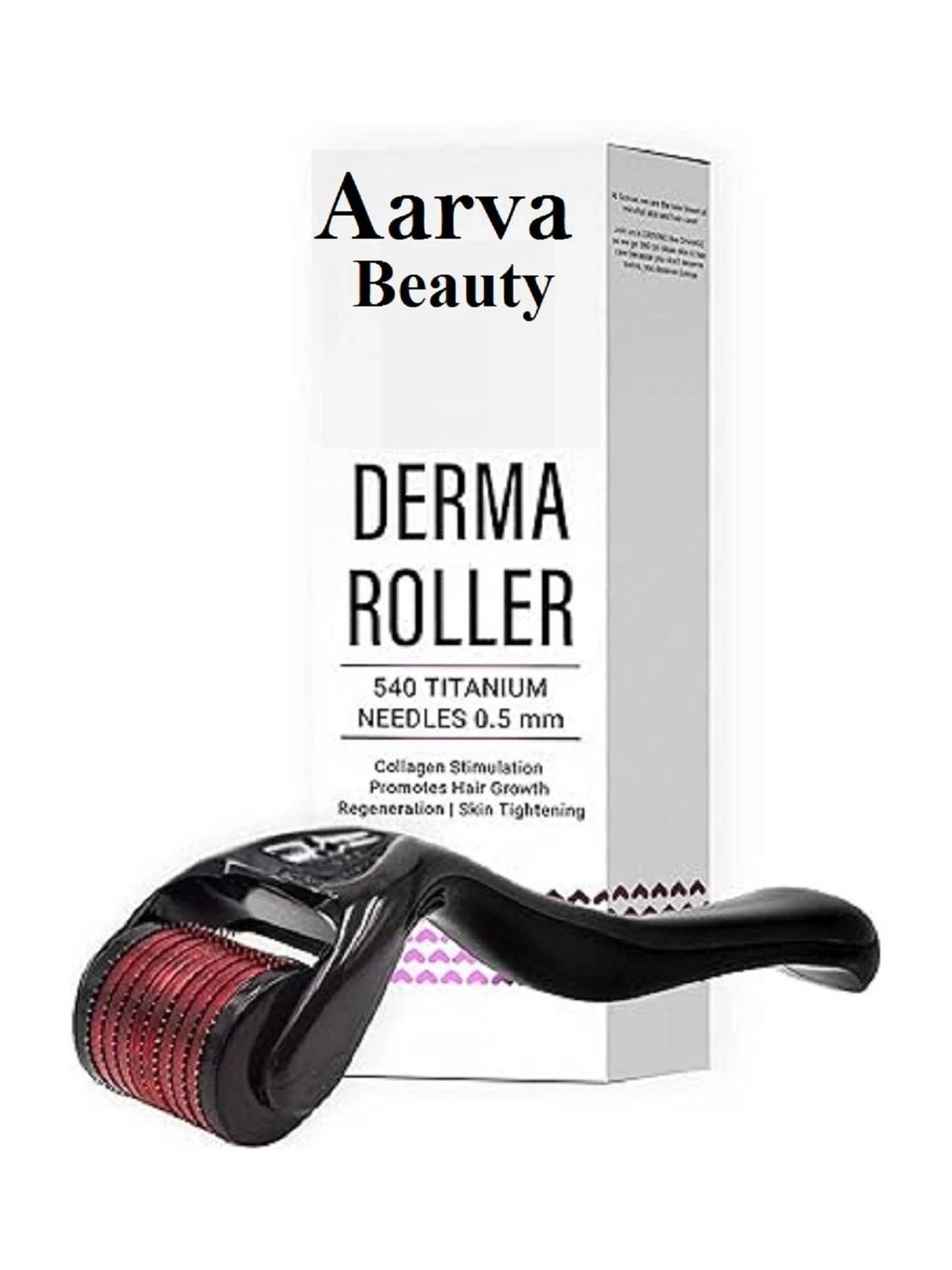 Aarva Beauty derma roller Hair Curler Black - Image 1