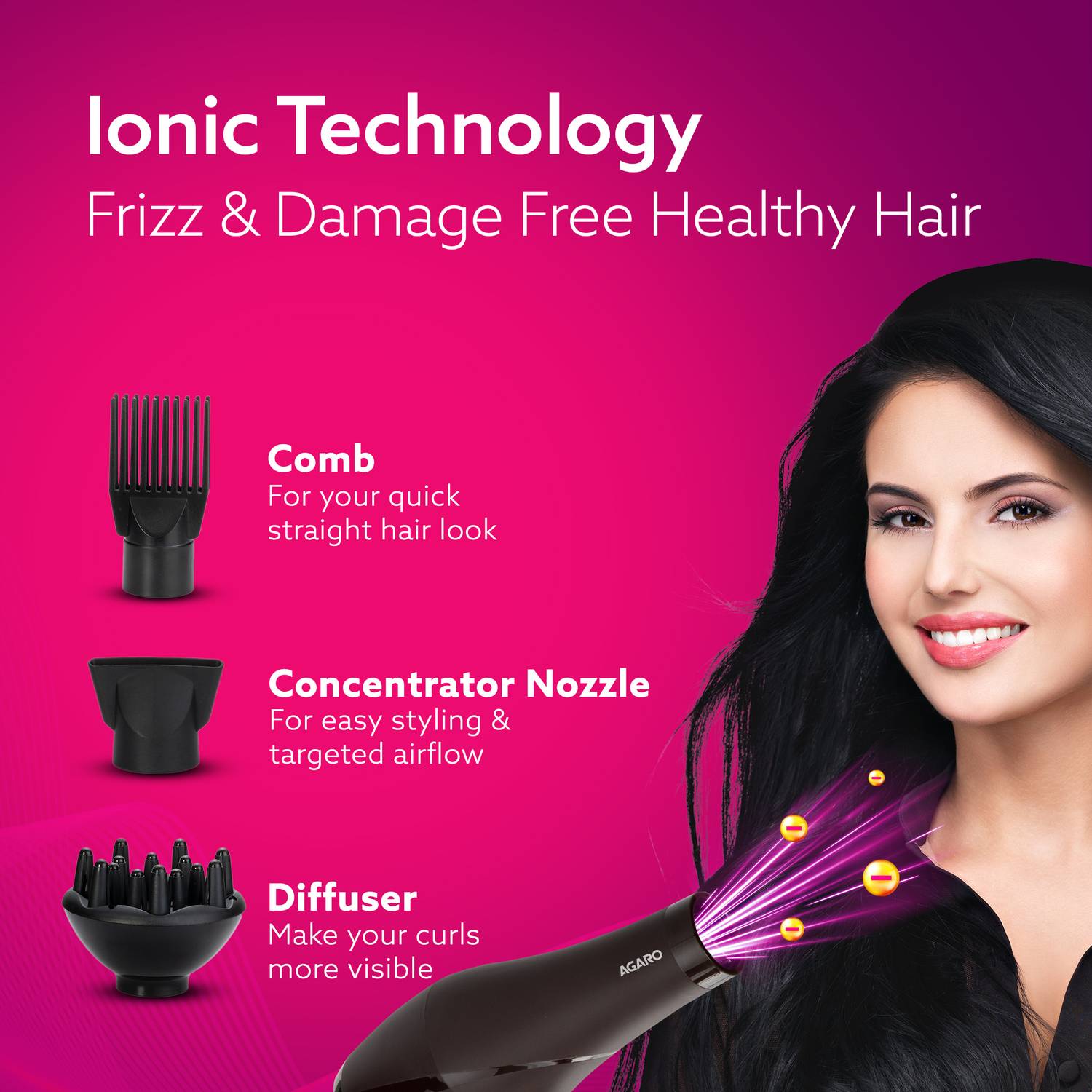 AGARO HD-1120 Hair Dryer - Image 5