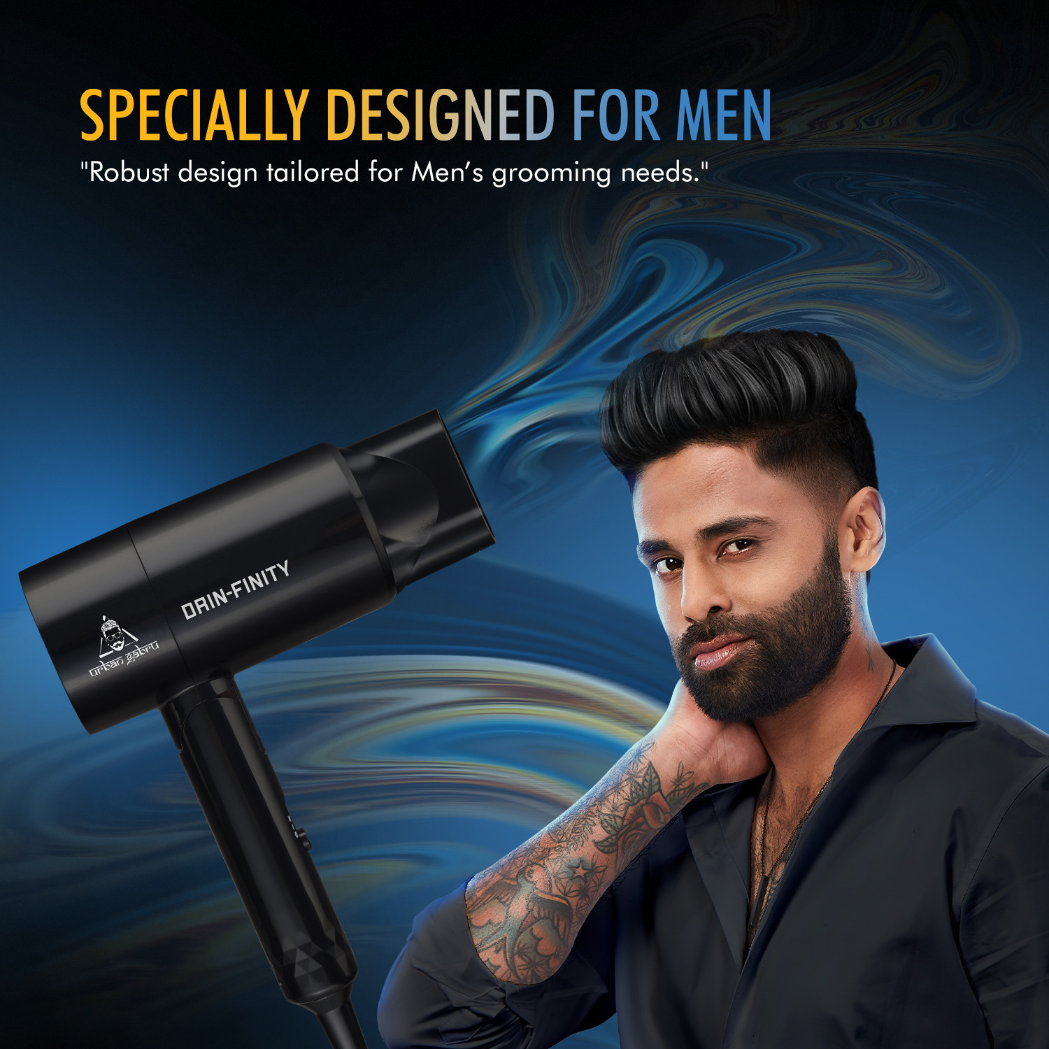Image of urbangabru Drinfinity 7000 Hair Dryer: Powerful, Fast-Drying, Lightweight Hair Dryer