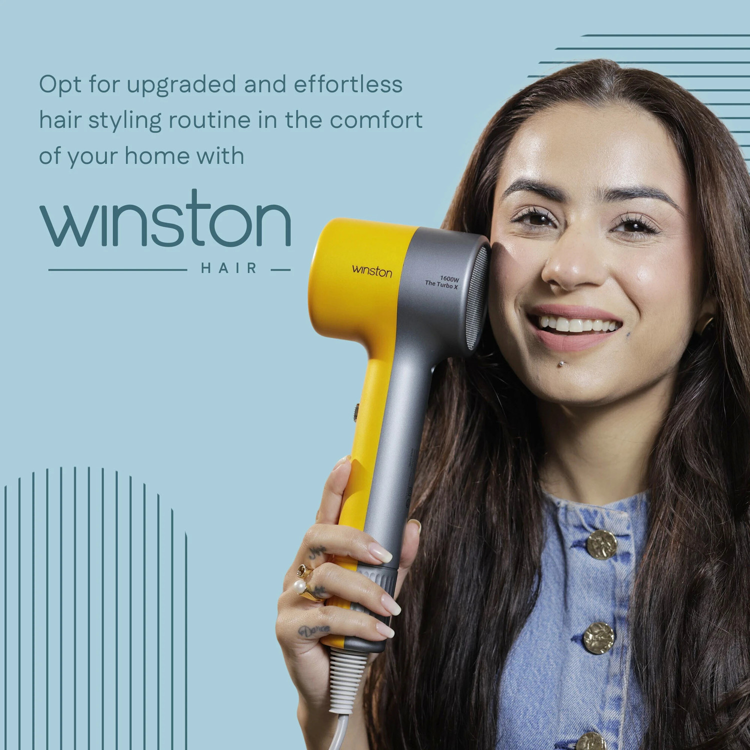 Image of Winston Compact Design and Quick Drying Turbo X Hair Dryer