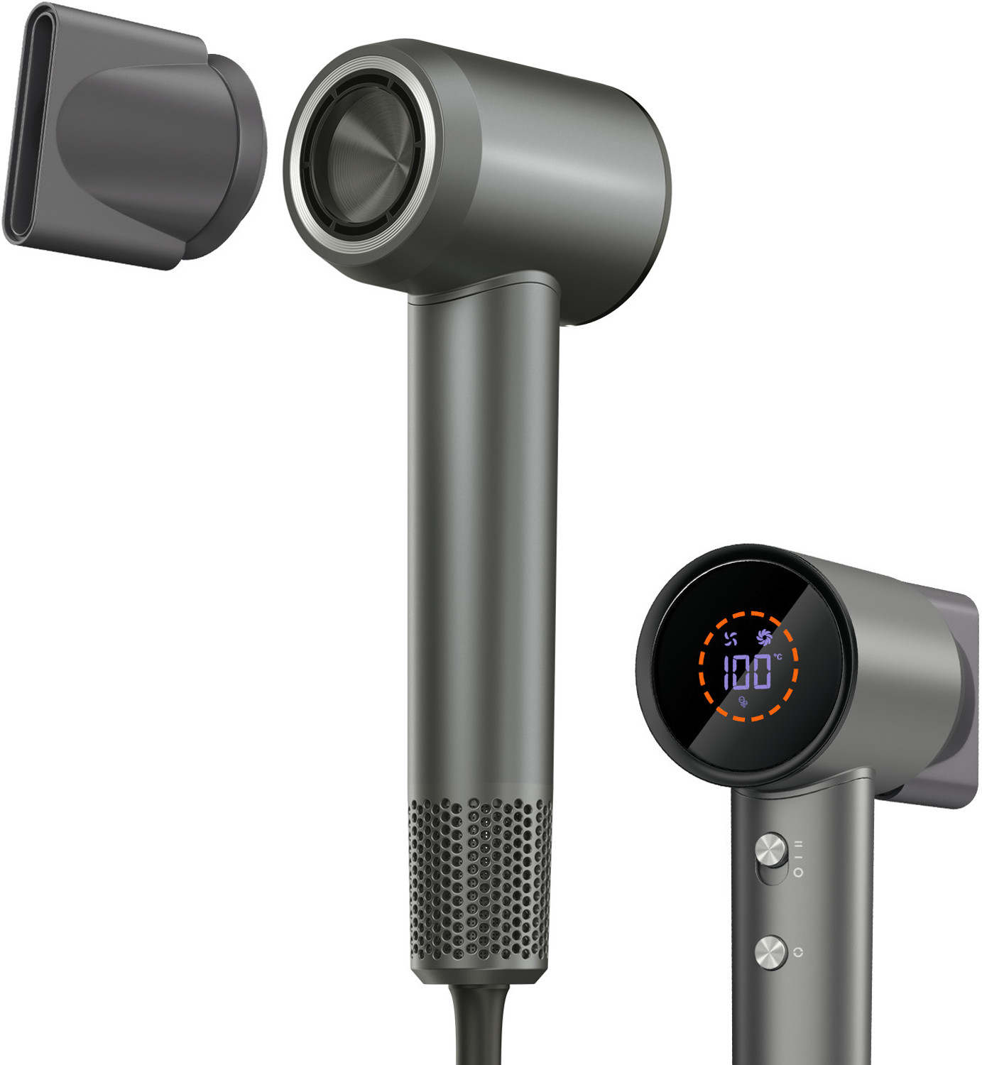 Image of Portronics Zifro BLDC 1600W Cold & Hot Air Hair Dryer, 3 Temperature Modes, 2 Fan Speeds Hair Dryer