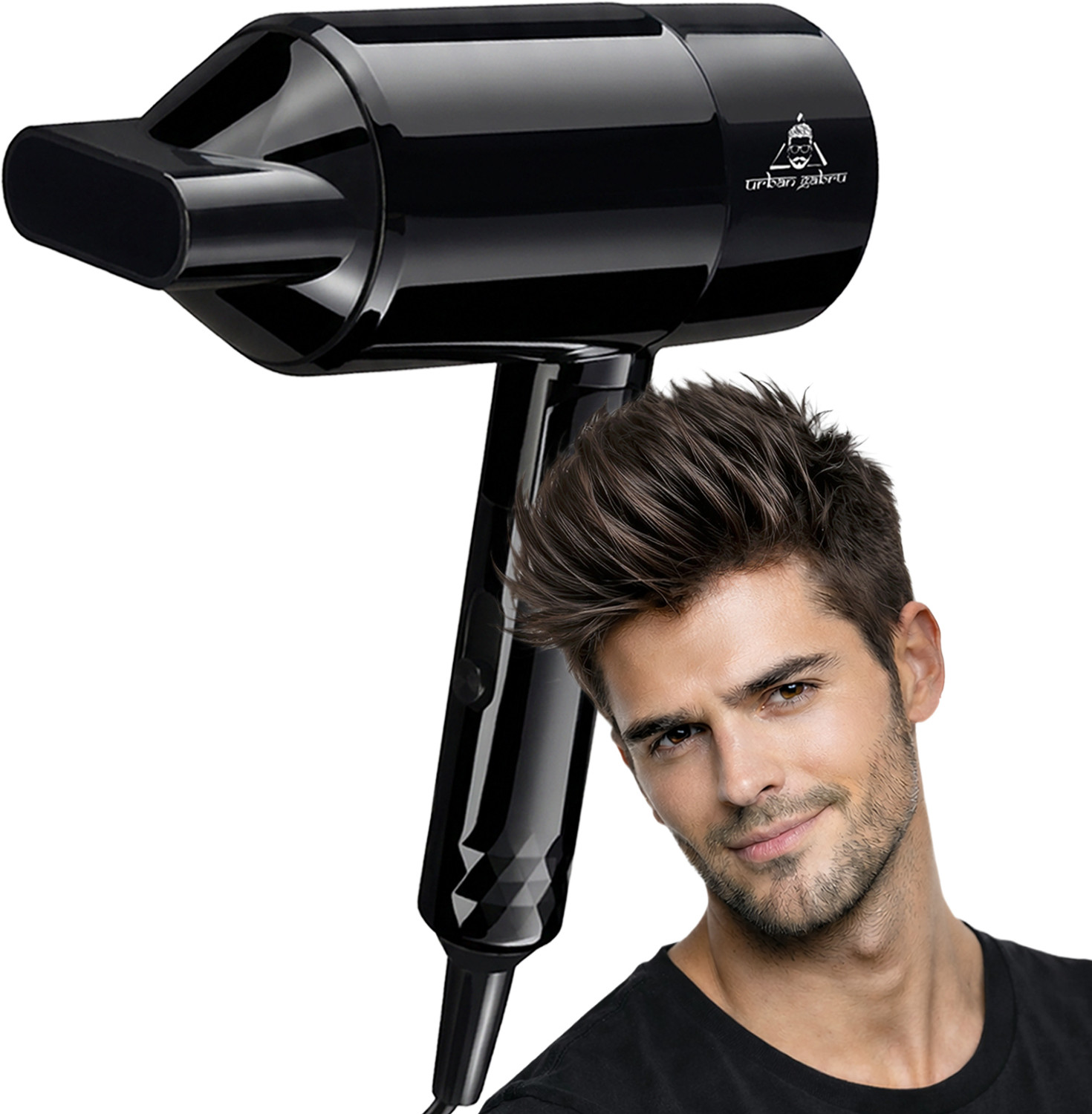 Image of urbangabru Professional Hair Dryer | Compact, Fast Dry | 2 Heat | Travel Friendly Hair Dryer
